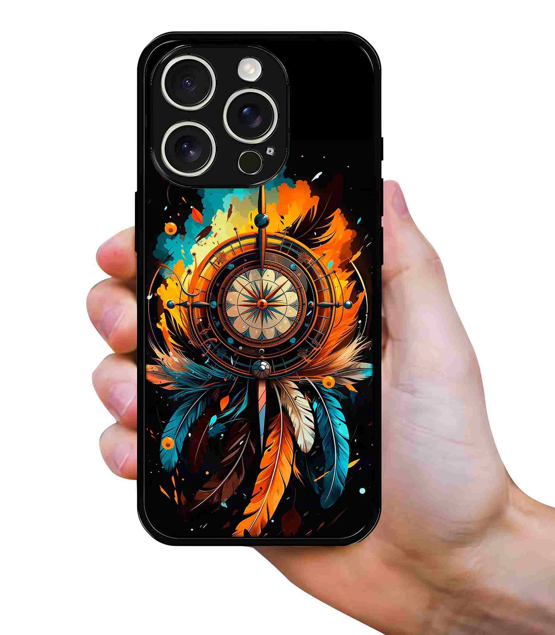 Dreamcatcher Compass 2D Rubber Mobile Back Cover Dreamcatcher Compass 2D Rubber Mobile Back Cover