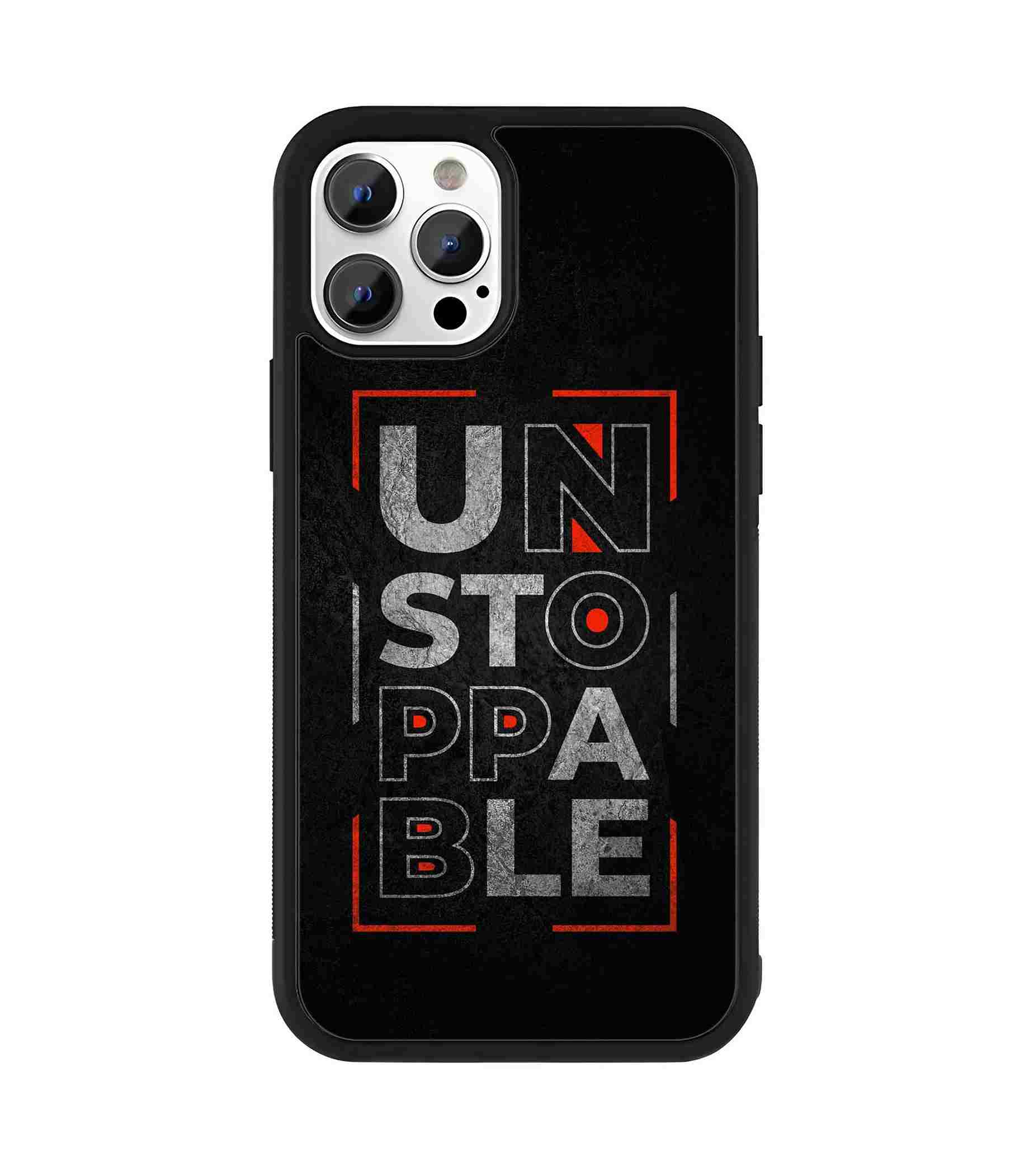 Unstoppable 2D Rubber Mobile Back Cover Unstoppable 2D Rubber Mobile Back Cover