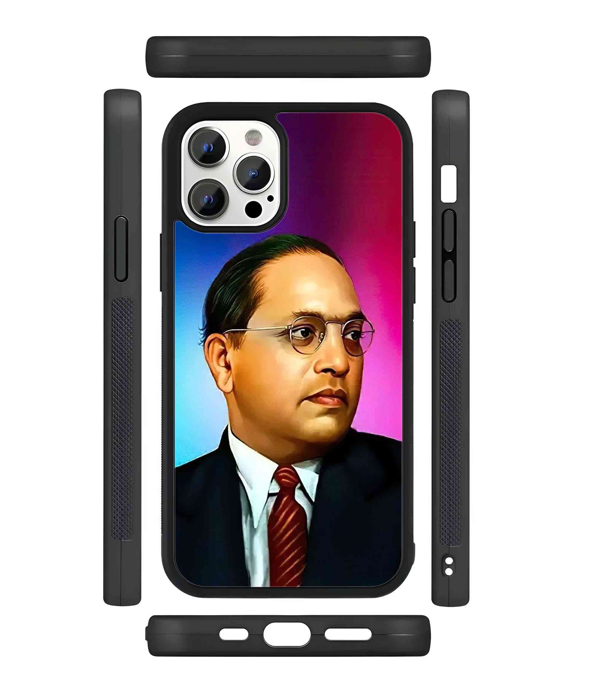 Ambedkar 2D Rubber Mobile Back Cover #3 Ambedkar 2D Rubber Mobile Back Cover #3
