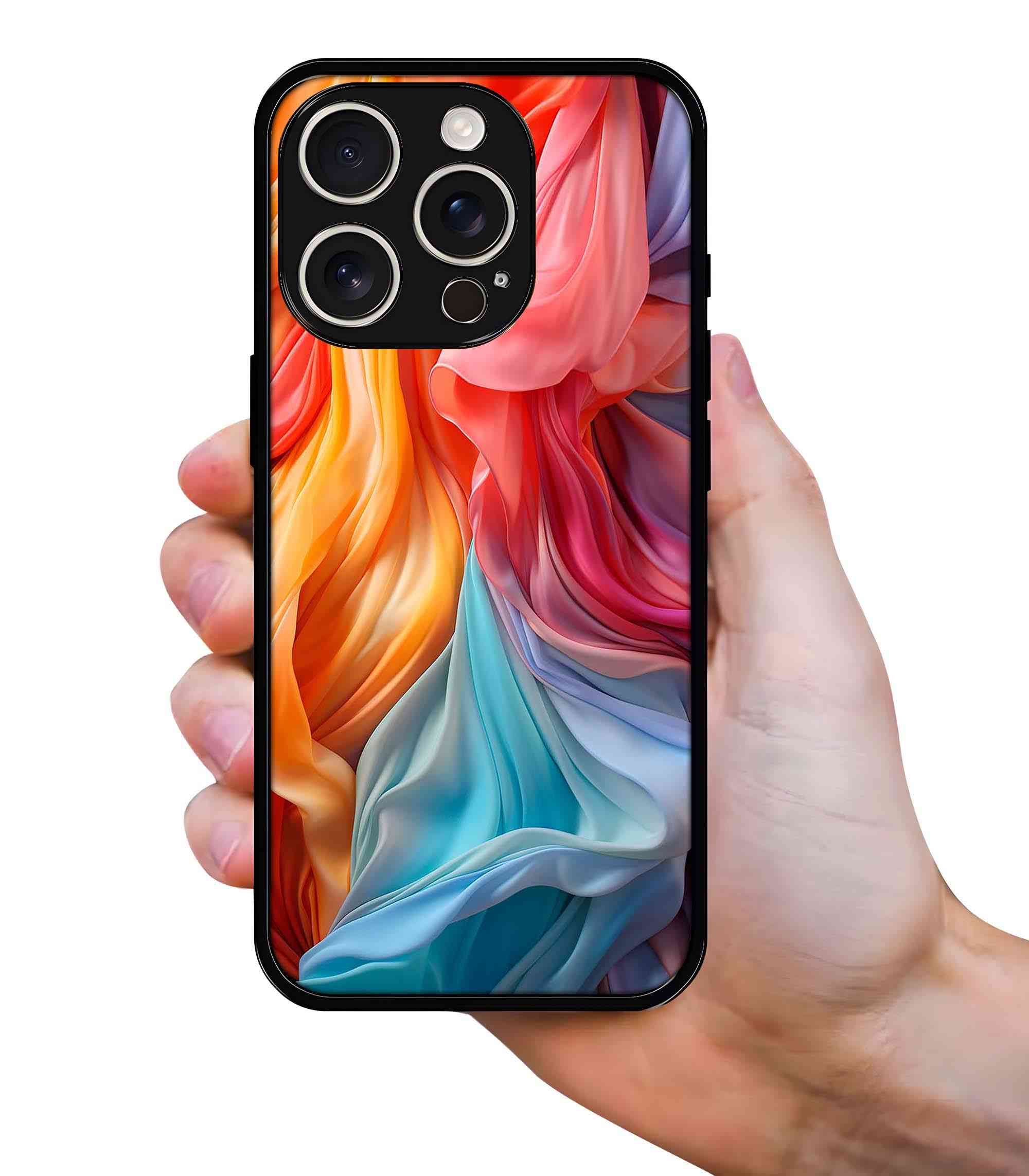 Colorful Fabric Abstract 2D Rubber Mobile Back Cover Colorful Fabric Abstract 2D Rubber Mobile Back Cover