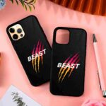 Beast Art 2D Rubber Mobile Back Cover