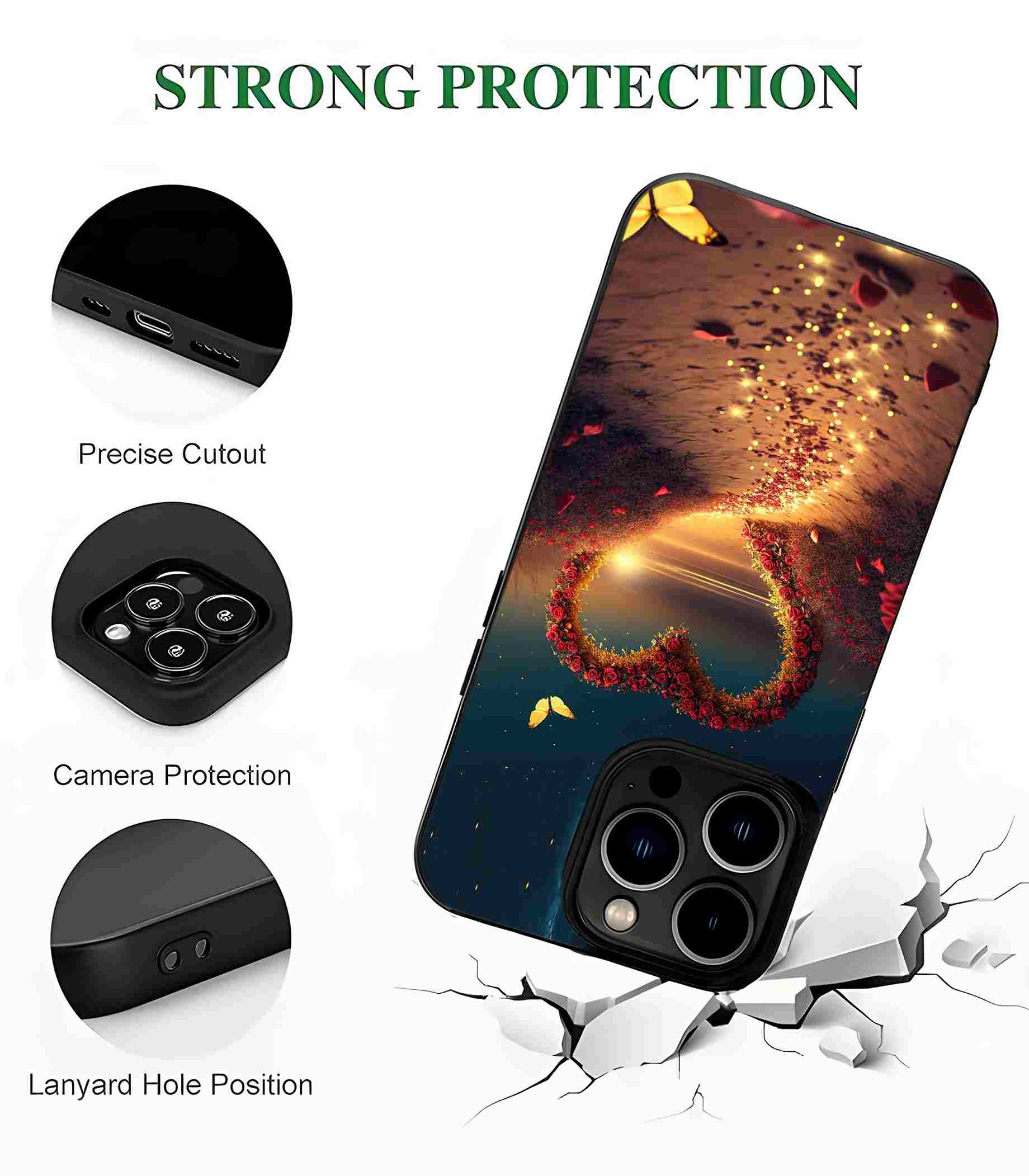 Path of Love 2D Rubber Mobile Back Cover Path of Love 2D Rubber Mobile Back Cover