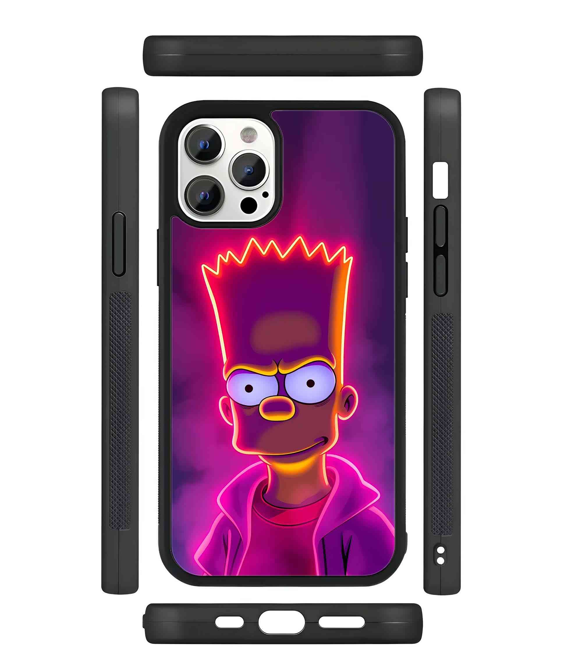 Simpson 2D Rubber Mobile Back Cover