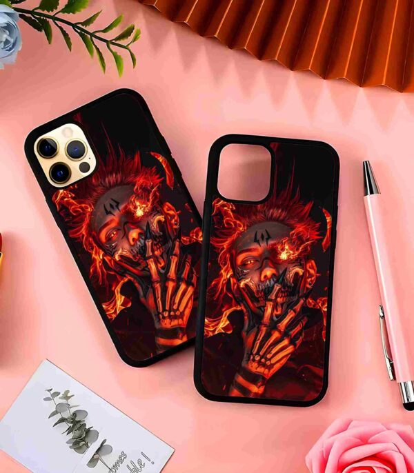 Anime Character 2D Rubber Mobile Back Cover
