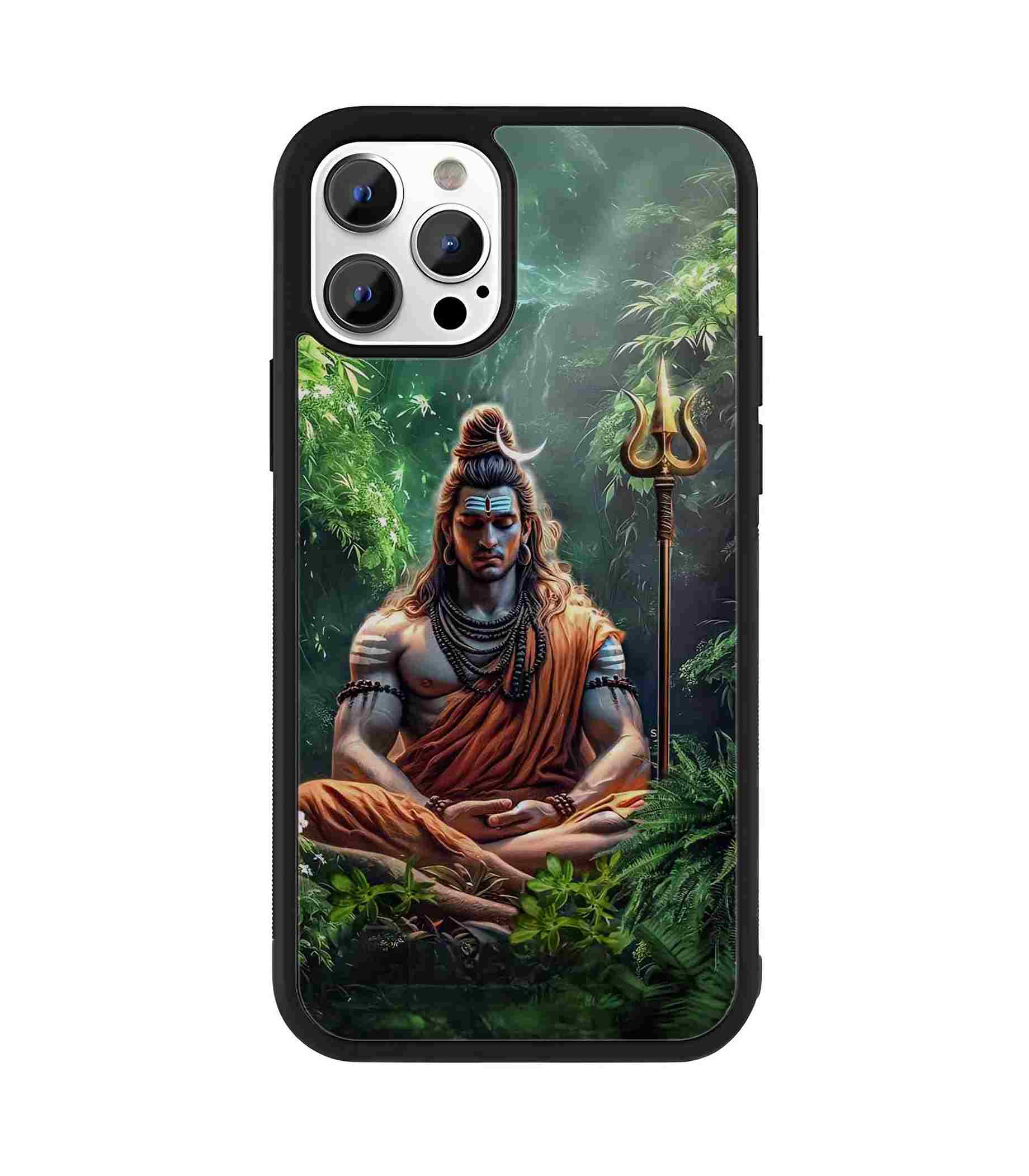 Shiva Meditation 2D Rubber Mobile Back Cover