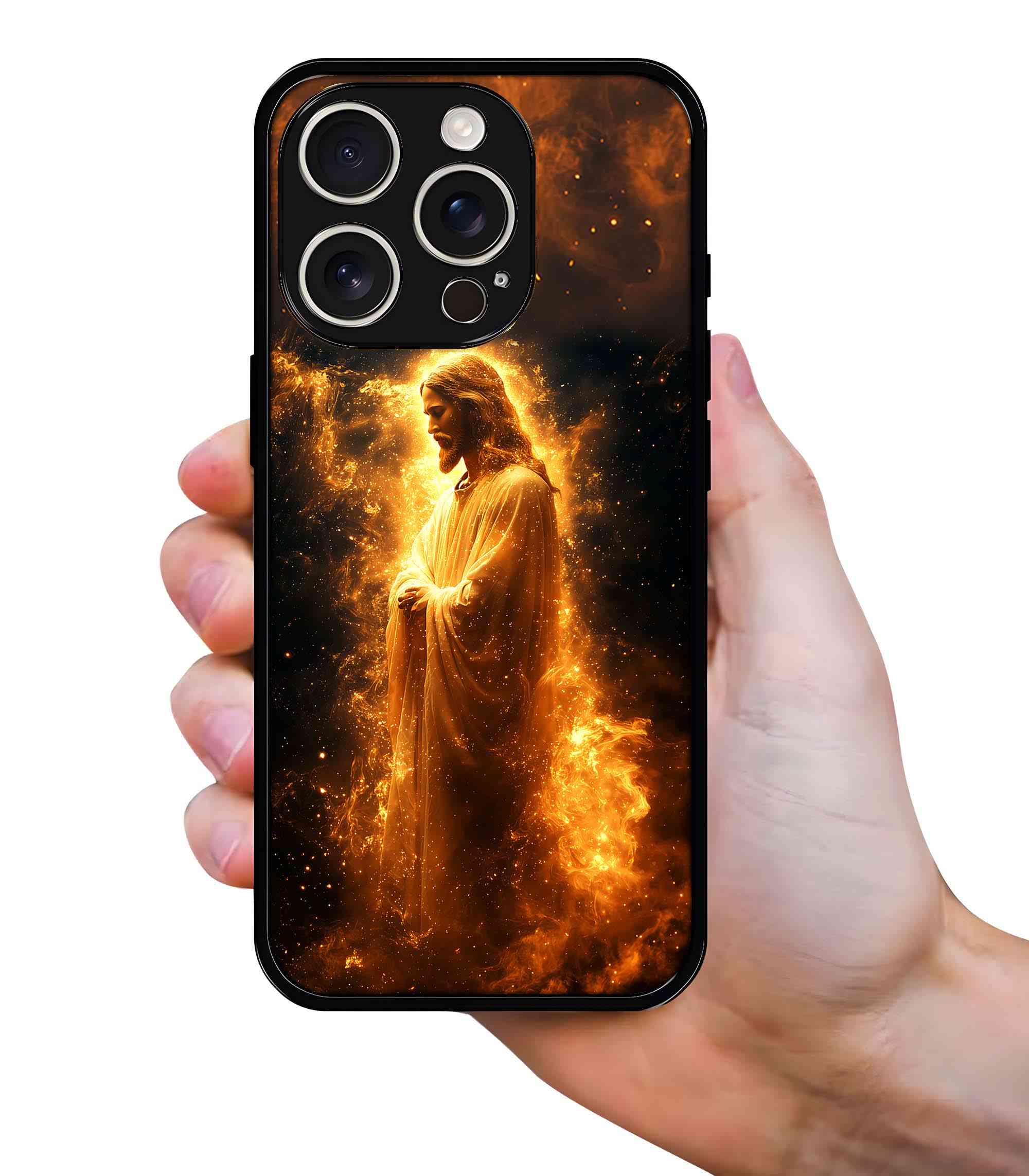 Jesus Shine 2D Rubber Mobile Back Cover