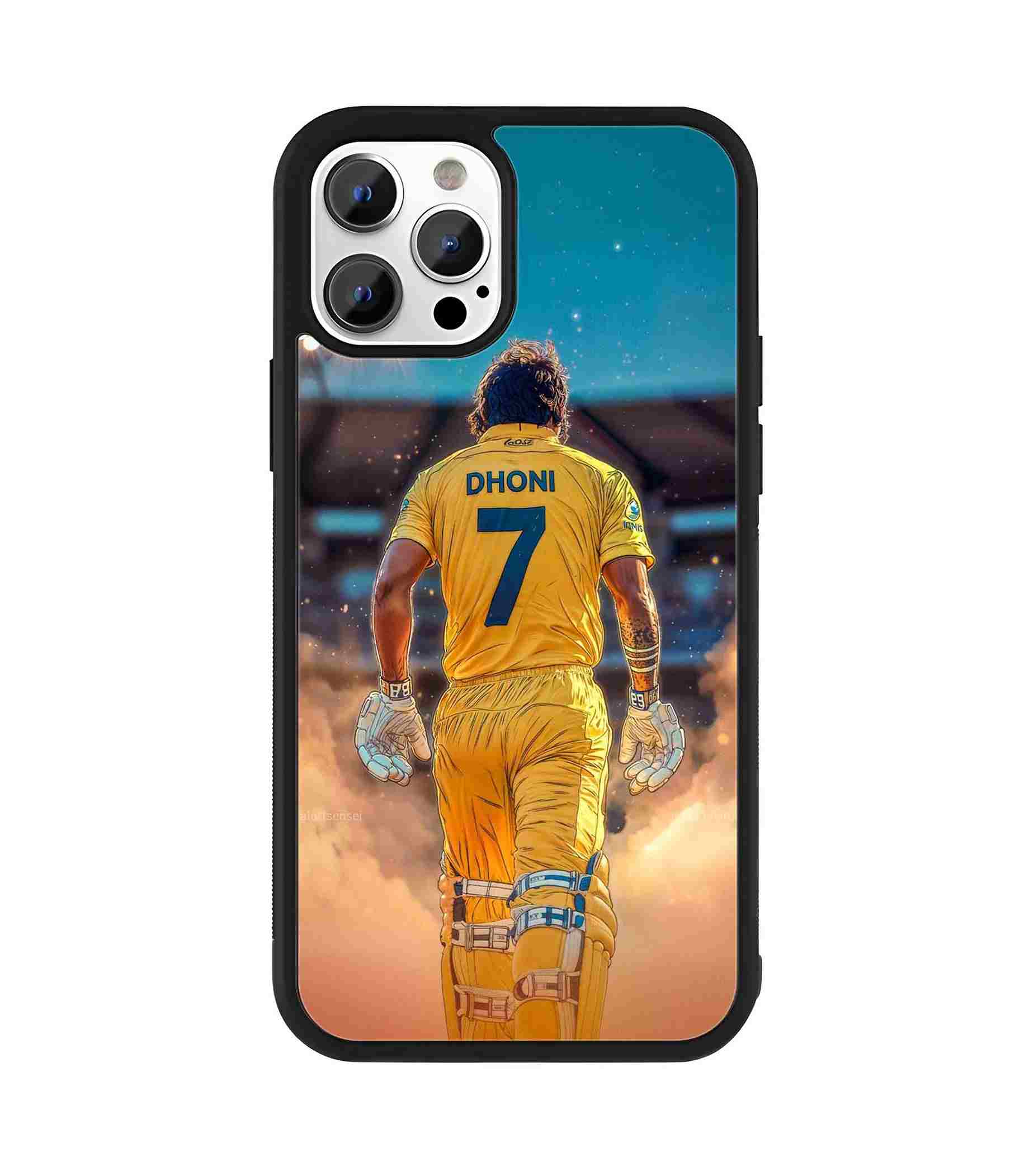 MS Dhoni 2D Rubber Mobile Back Cover MS Dhoni 2D Rubber Mobile Back Cover