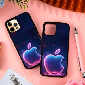 Apple Neon 2D Rubber Mobile Back Cover