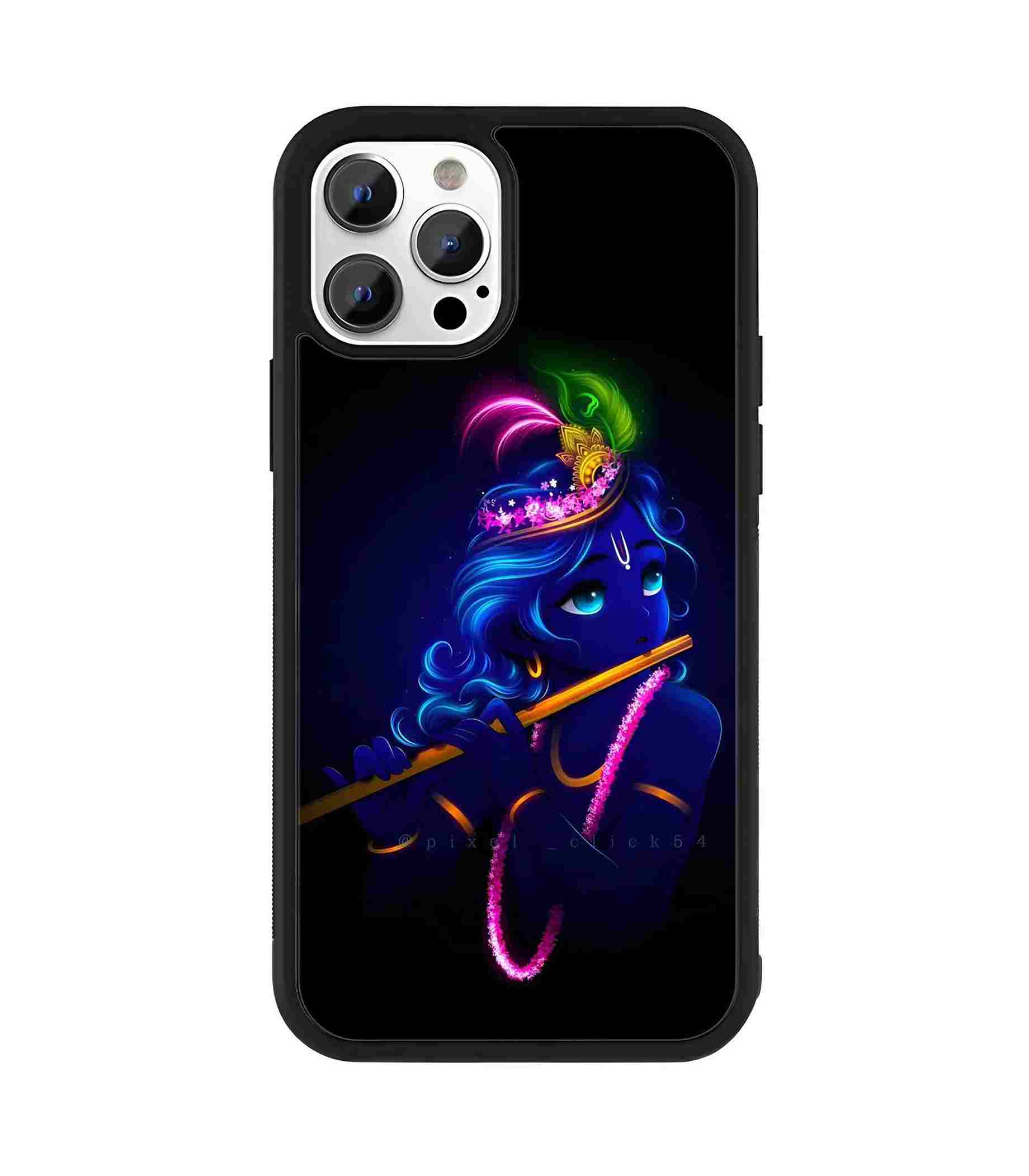 Krishna Artwork 2D Rubber Mobile Back Cover Krishna Artwork 2D Rubber Mobile Back Cover