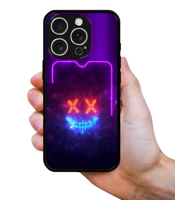 Neon Mask 2D Rubber Mobile Back Cover