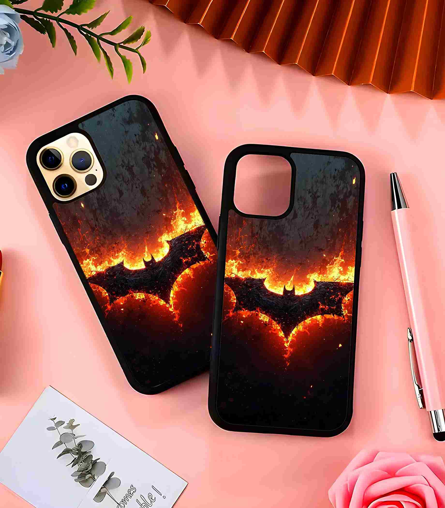 Batman Rise 2D Rubber Mobile Back Cover