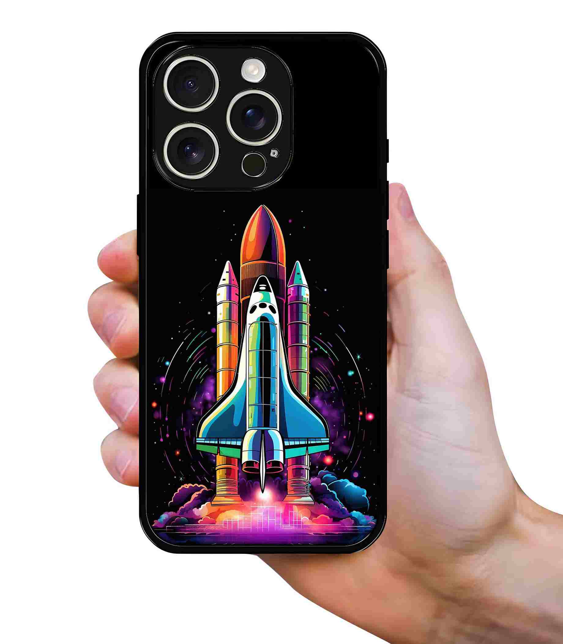 Space Shuttle 2D Rubber Mobile Back Cover Space Shuttle 2D Rubber Mobile Back Cover