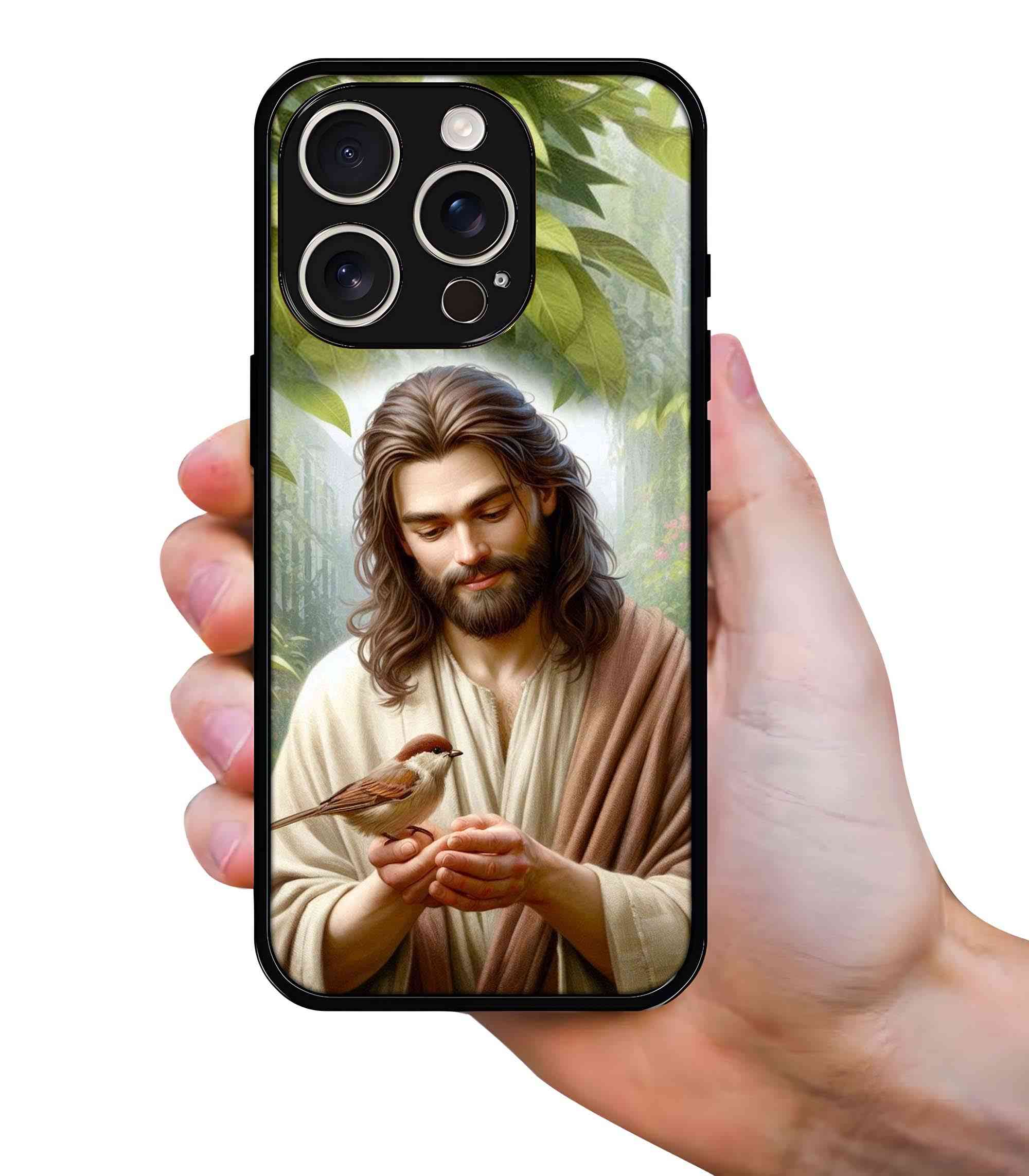 Jesus 2D Rubber Mobile Back Cover #3 Jesus 2D Rubber Mobile Back Cover #3