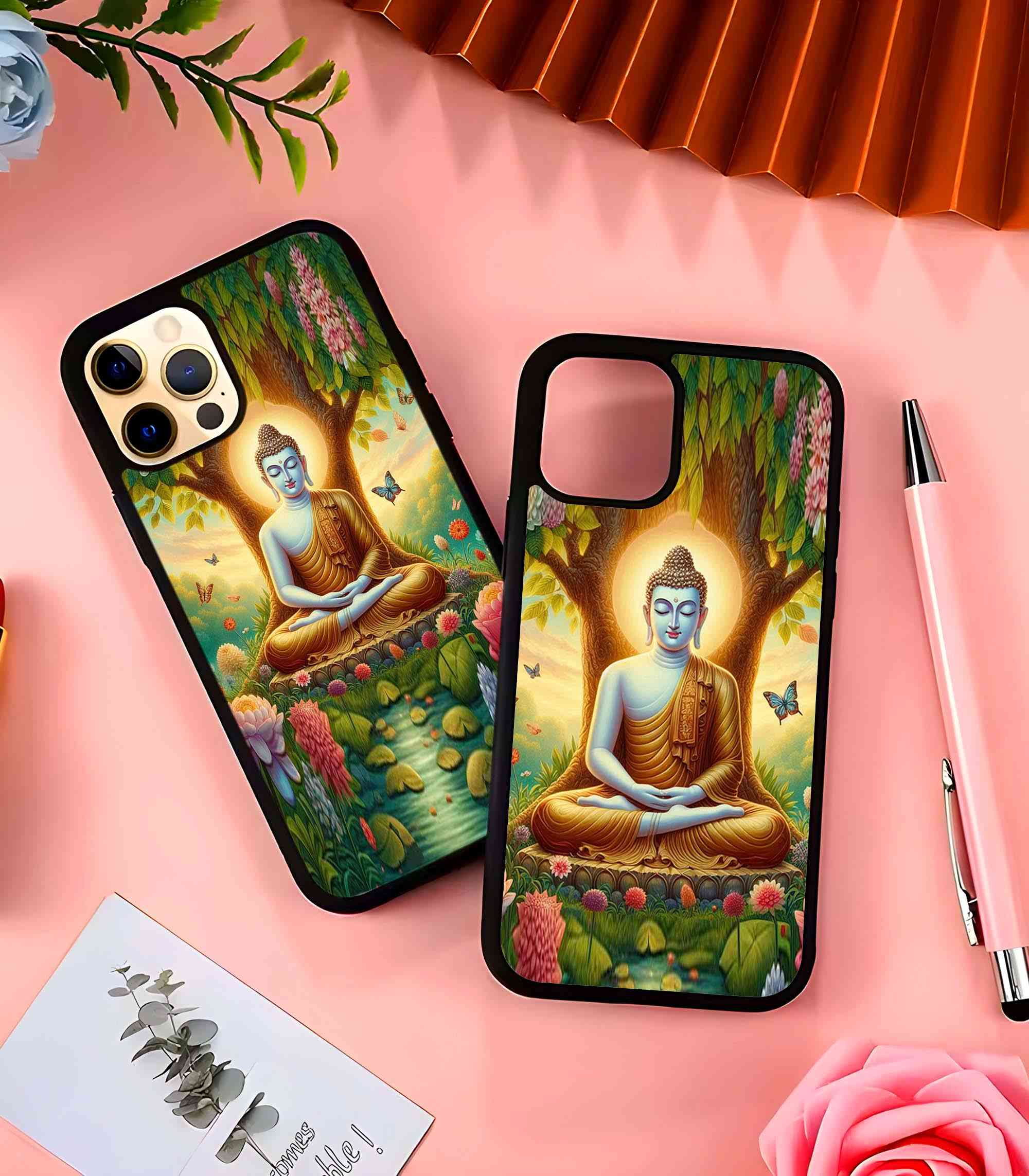 Budh 2D Rubber Mobile Back Cover