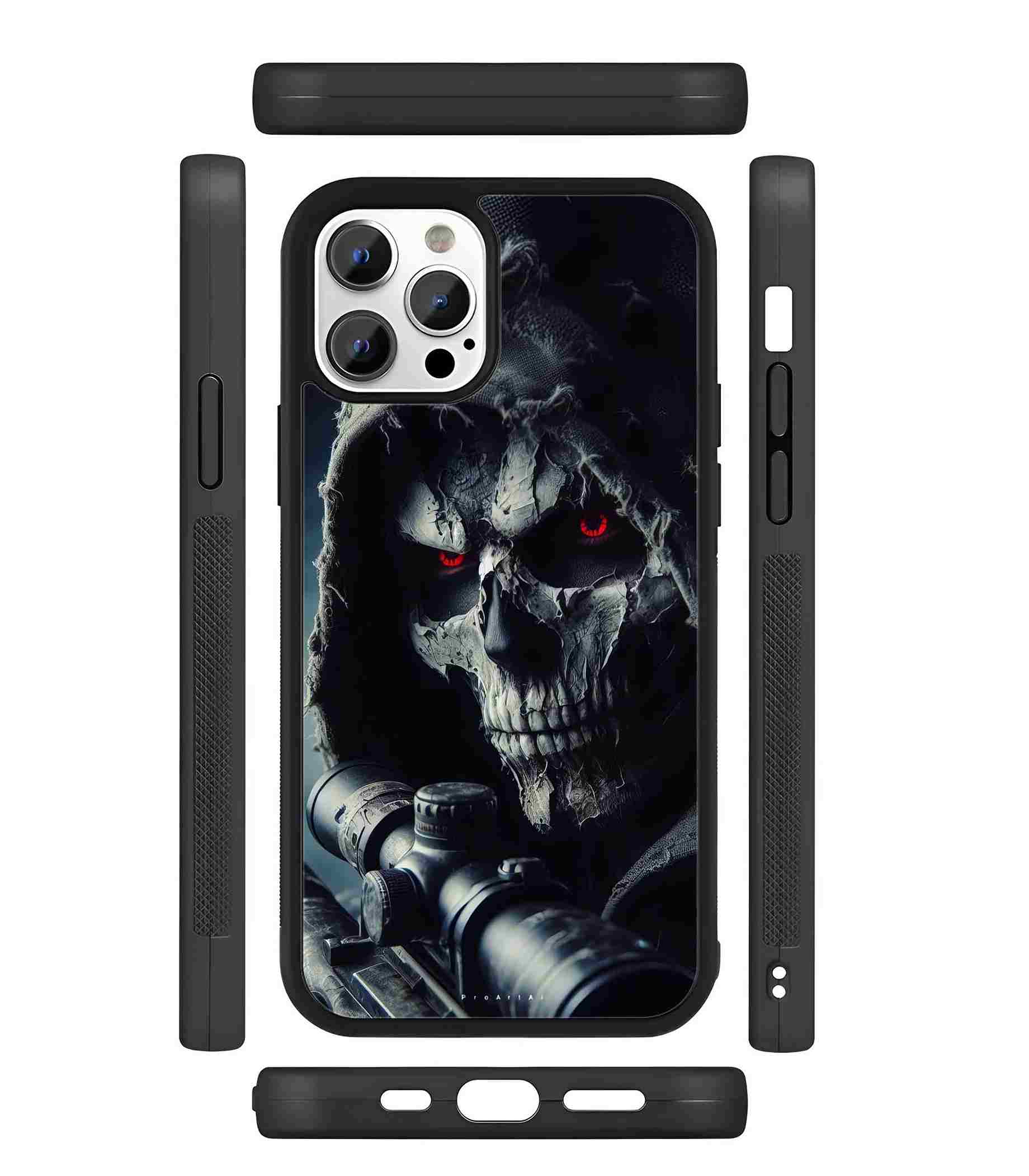 Ghost Sniper 2D Rubber Mobile Back Cover Ghost Sniper 2D Rubber Mobile Back Cover