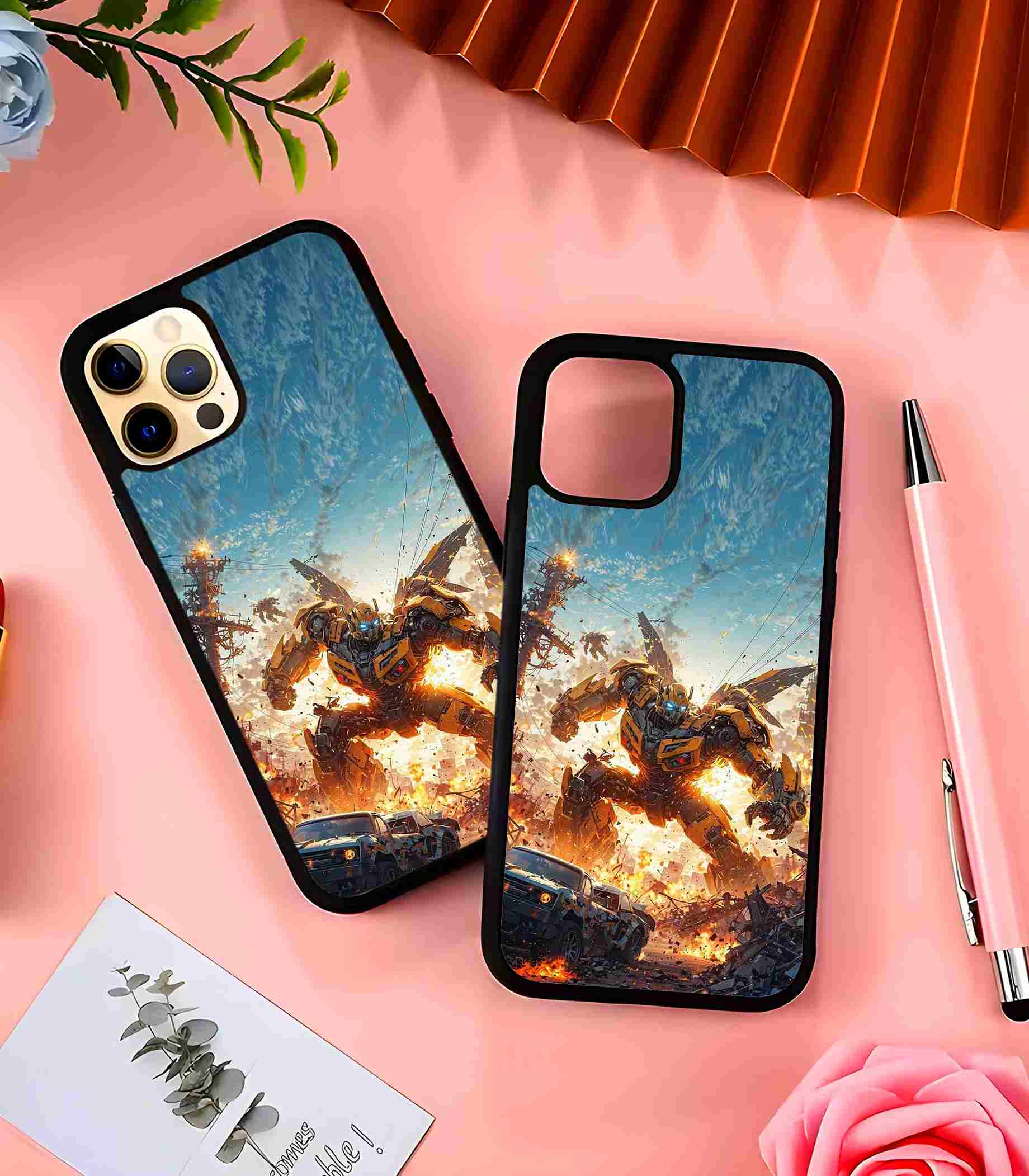 Bumblebee 2D Rubber Mobile Back Cover