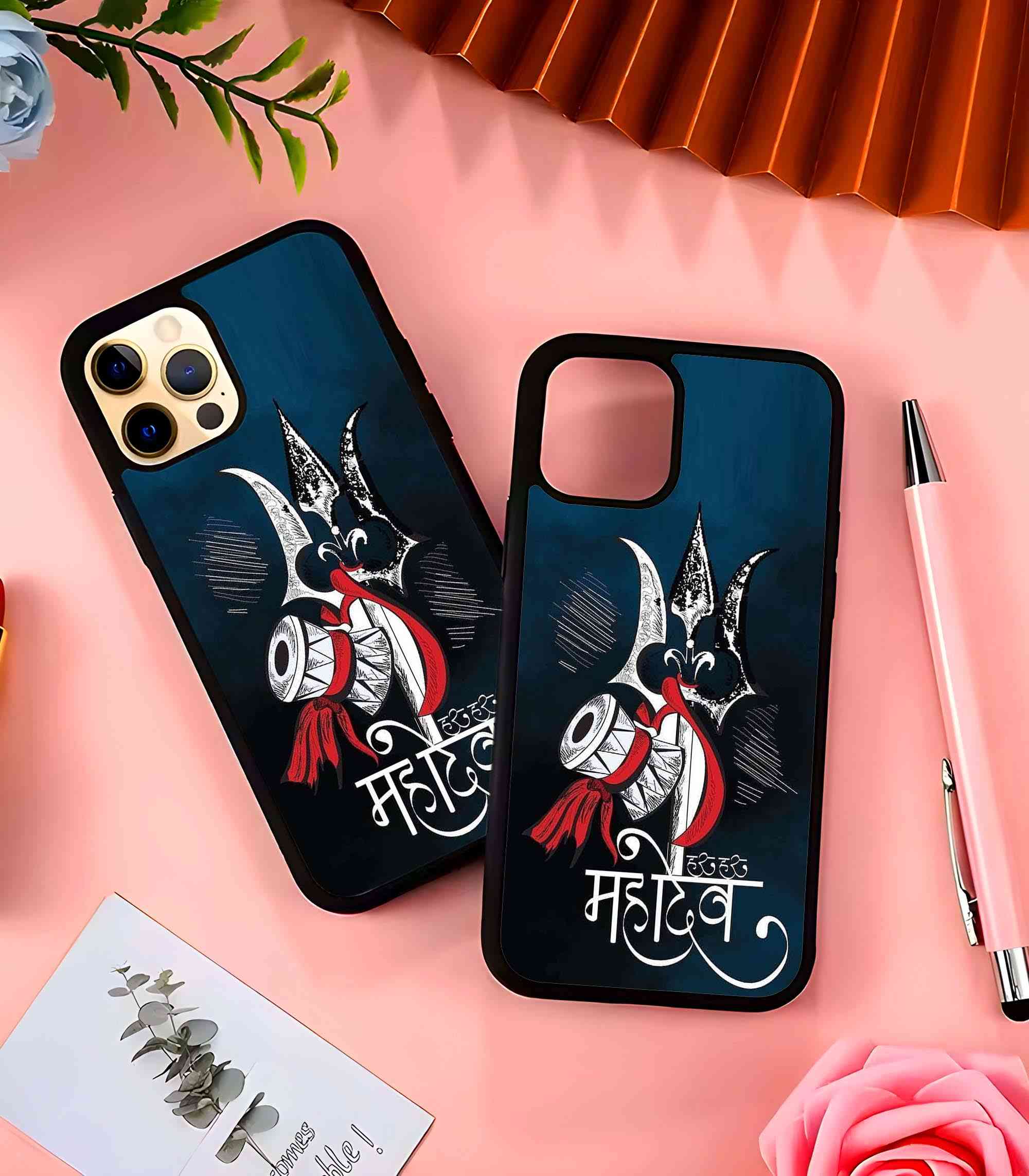 Damru 2D Rubber Mobile Back Cover Damru 2D Rubber Mobile Back Cover