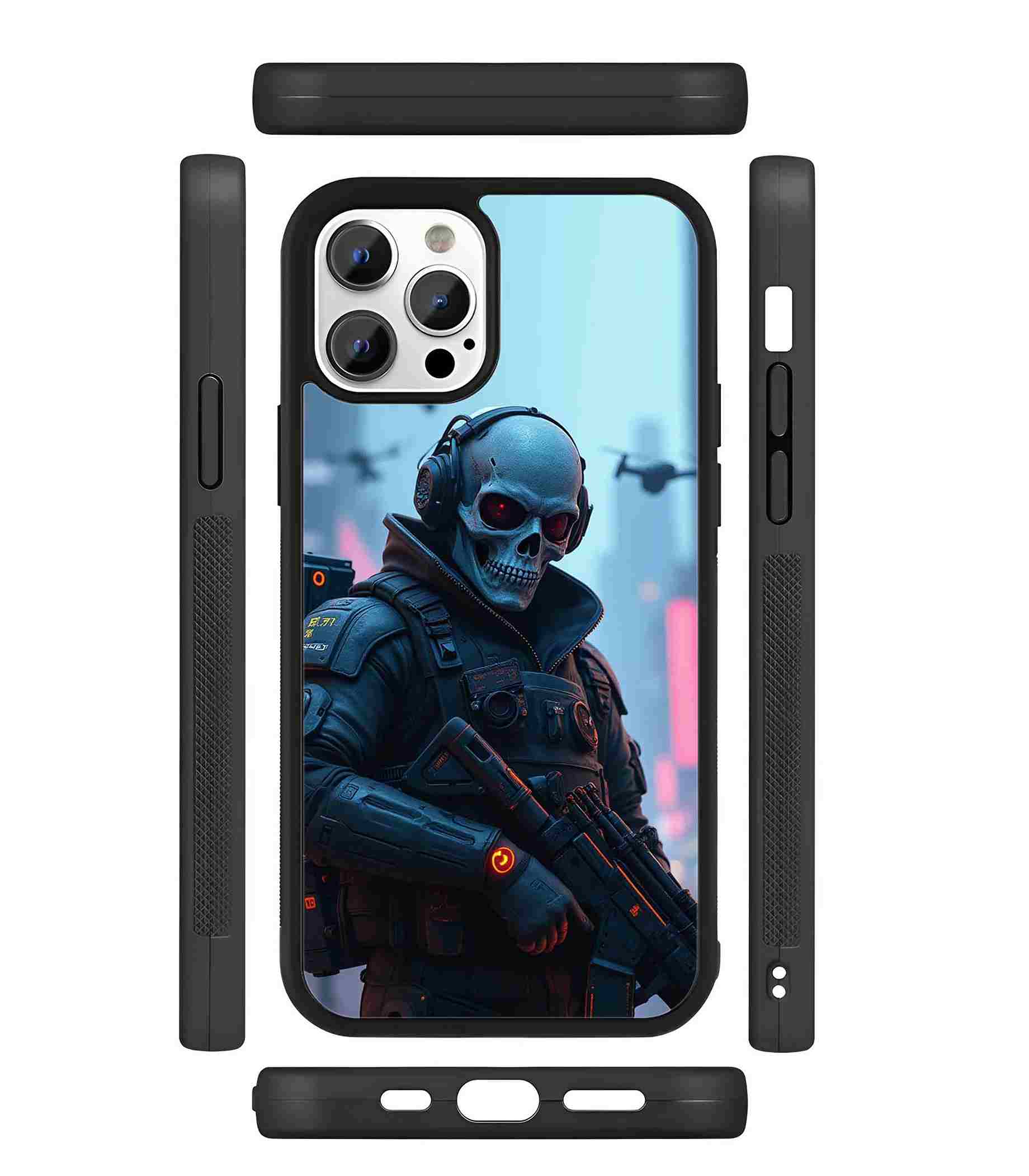 Ghost Soldier Advanced Warfare 2D Rubber Mobile Back Cover Ghost Soldier Advanced Warfare 2D Rubber Mobile Back Cover