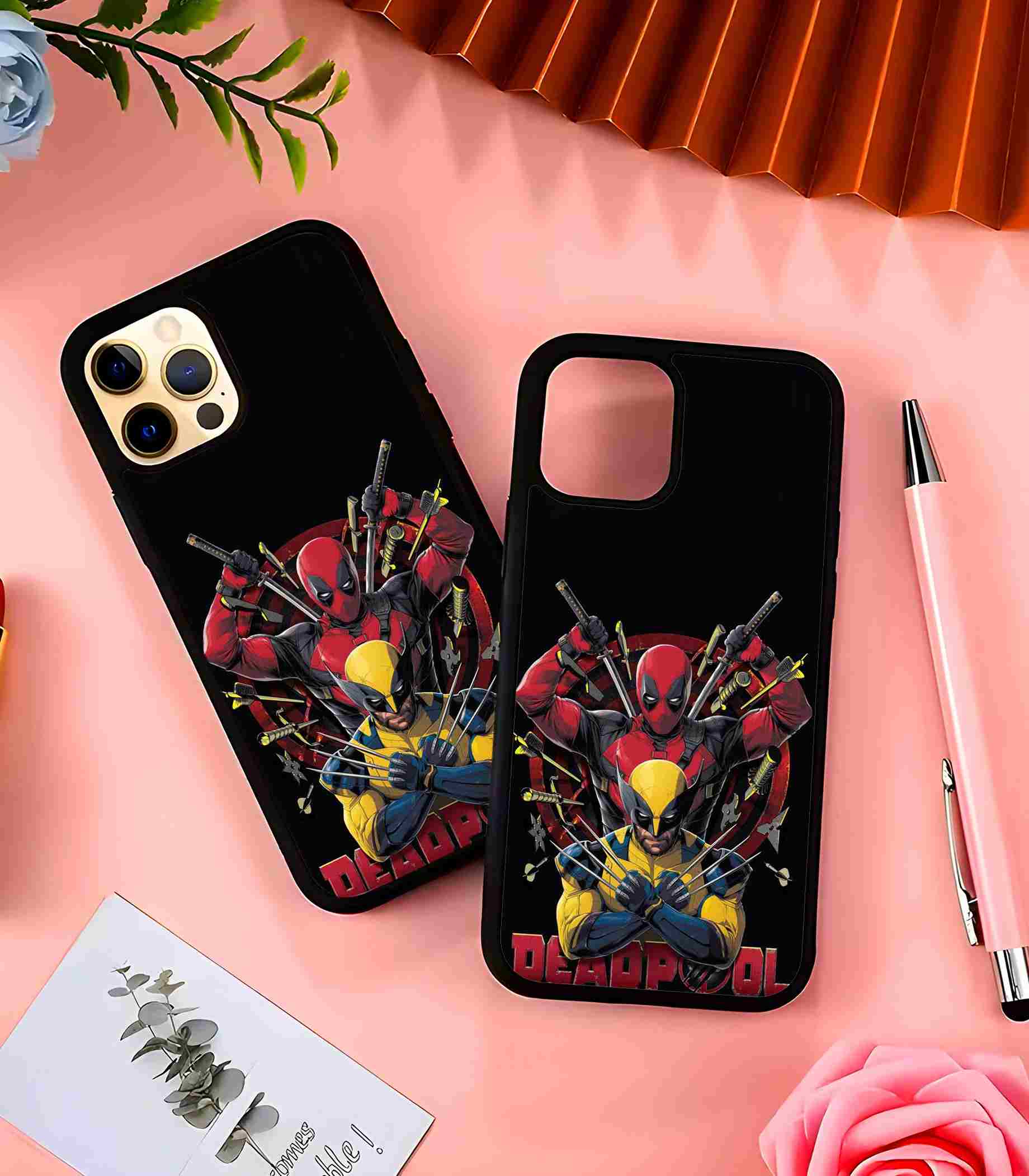 Deadpool and Wolverine 2D Rubber Mobile Back Cover