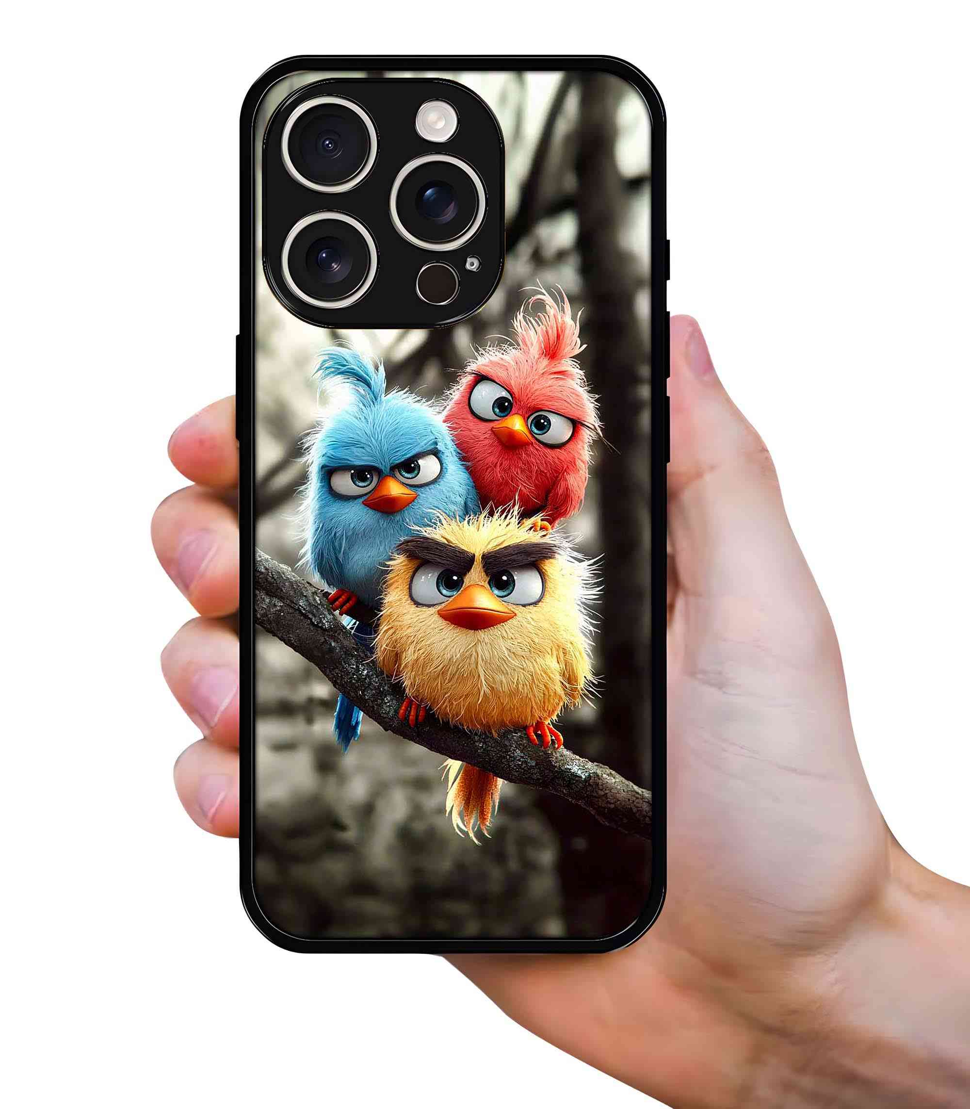 Angry Birds 2D Rubber Mobile Back Cover Angry Birds 2D Rubber Mobile Back Cover