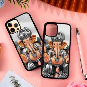 Ganapati 2D Rubber Mobile Back Cover #1