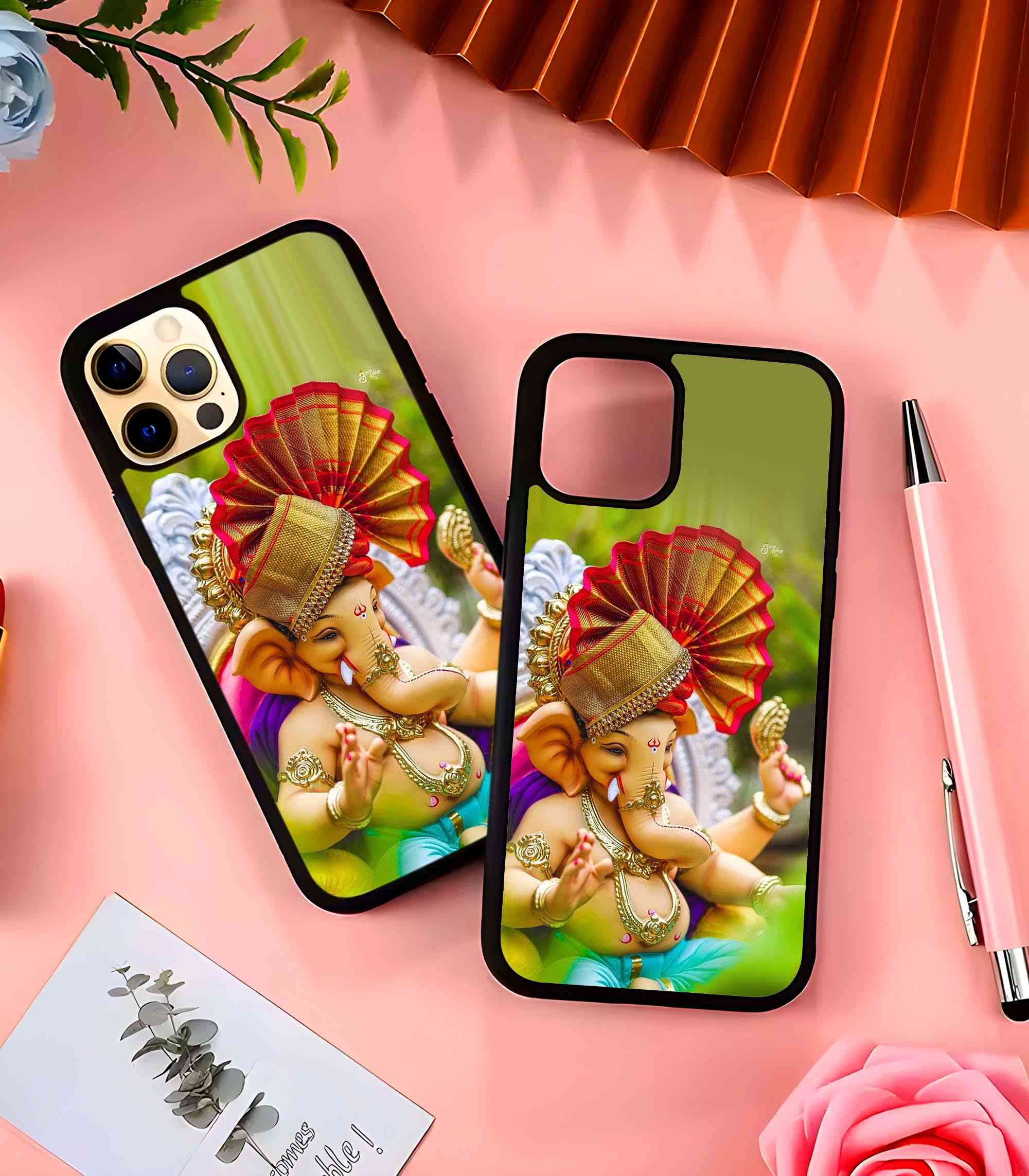 Ganesh 2D Rubber Mobile Back Cover