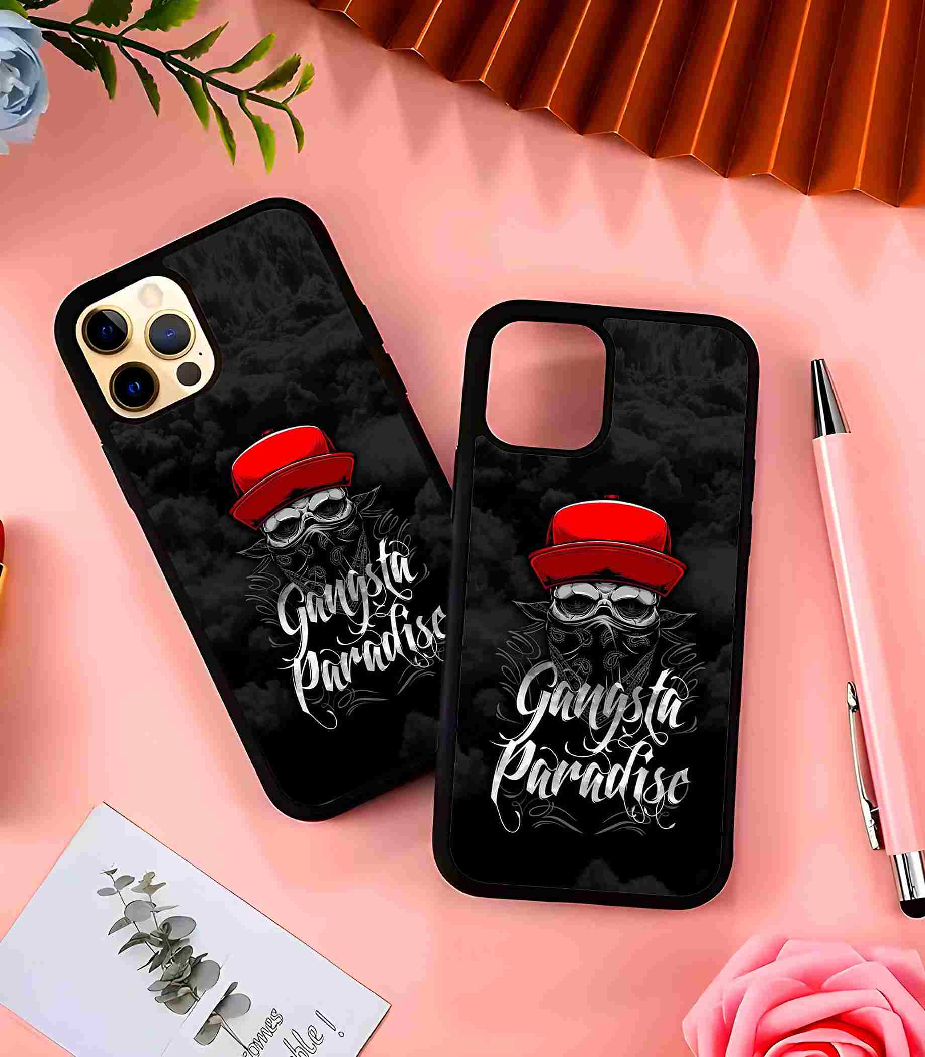 Gangsta Paradise 2D Rubber Mobile Back Cover