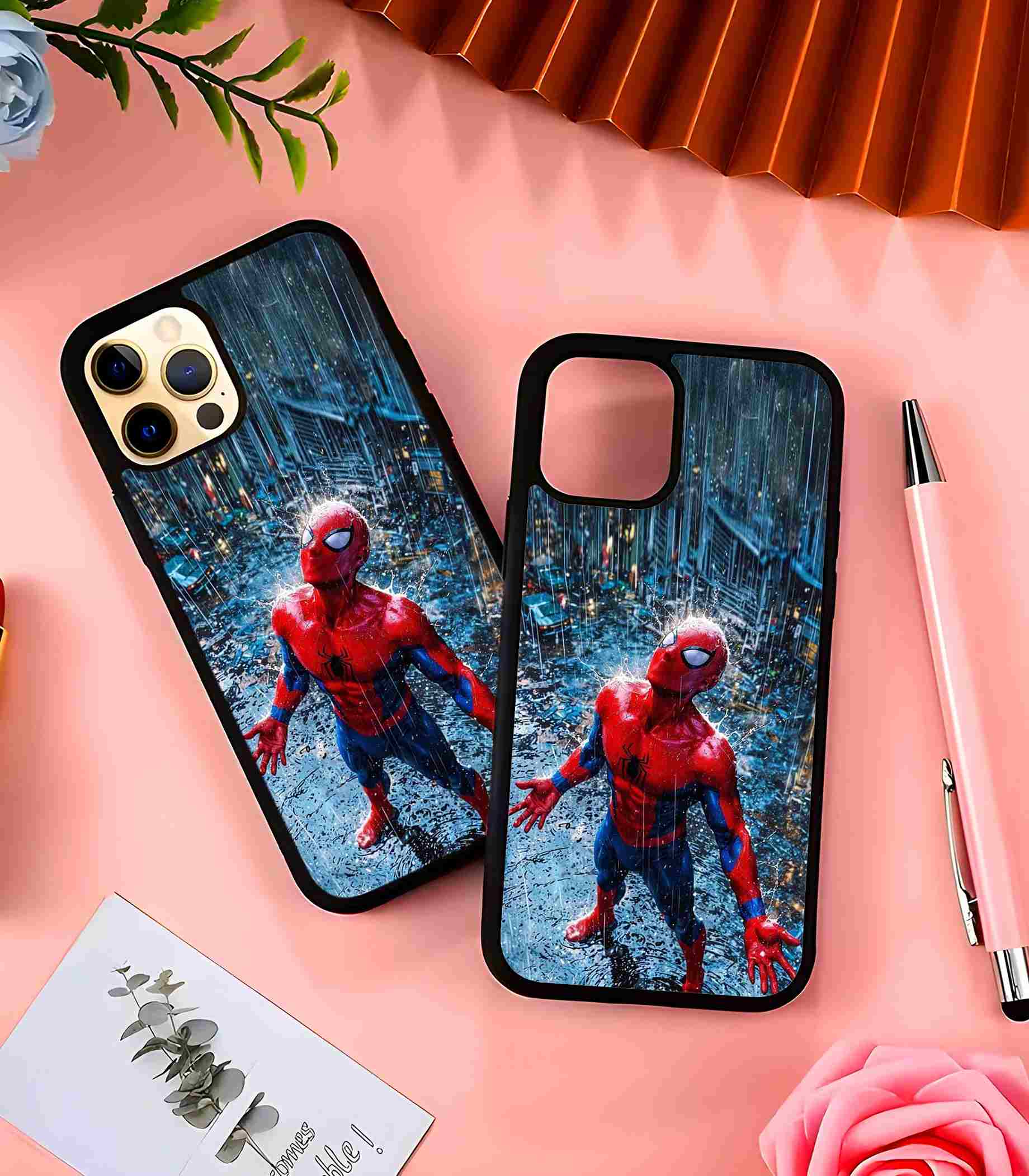 I am Spiderman 2D Rubber Mobile Back Cover
