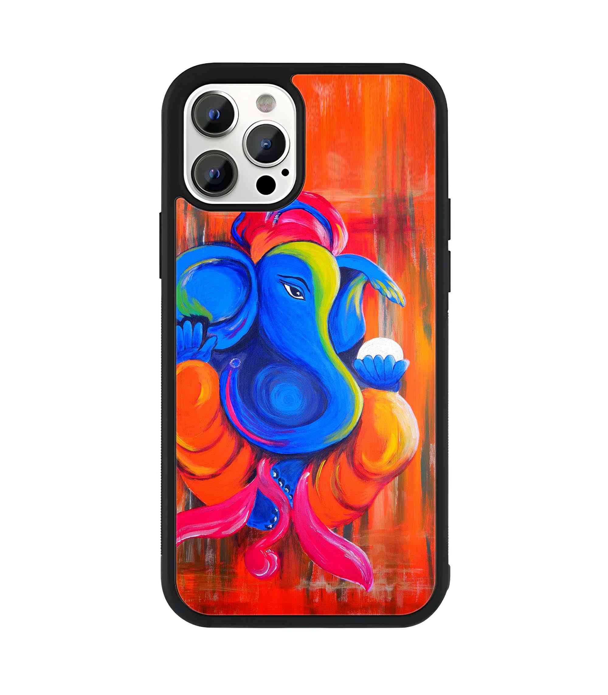 Ganapati 2D Rubber Mobile Back Cover #2
