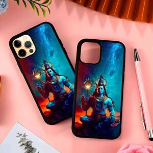 God Shiva 2D Rubber Mobile Back Cover