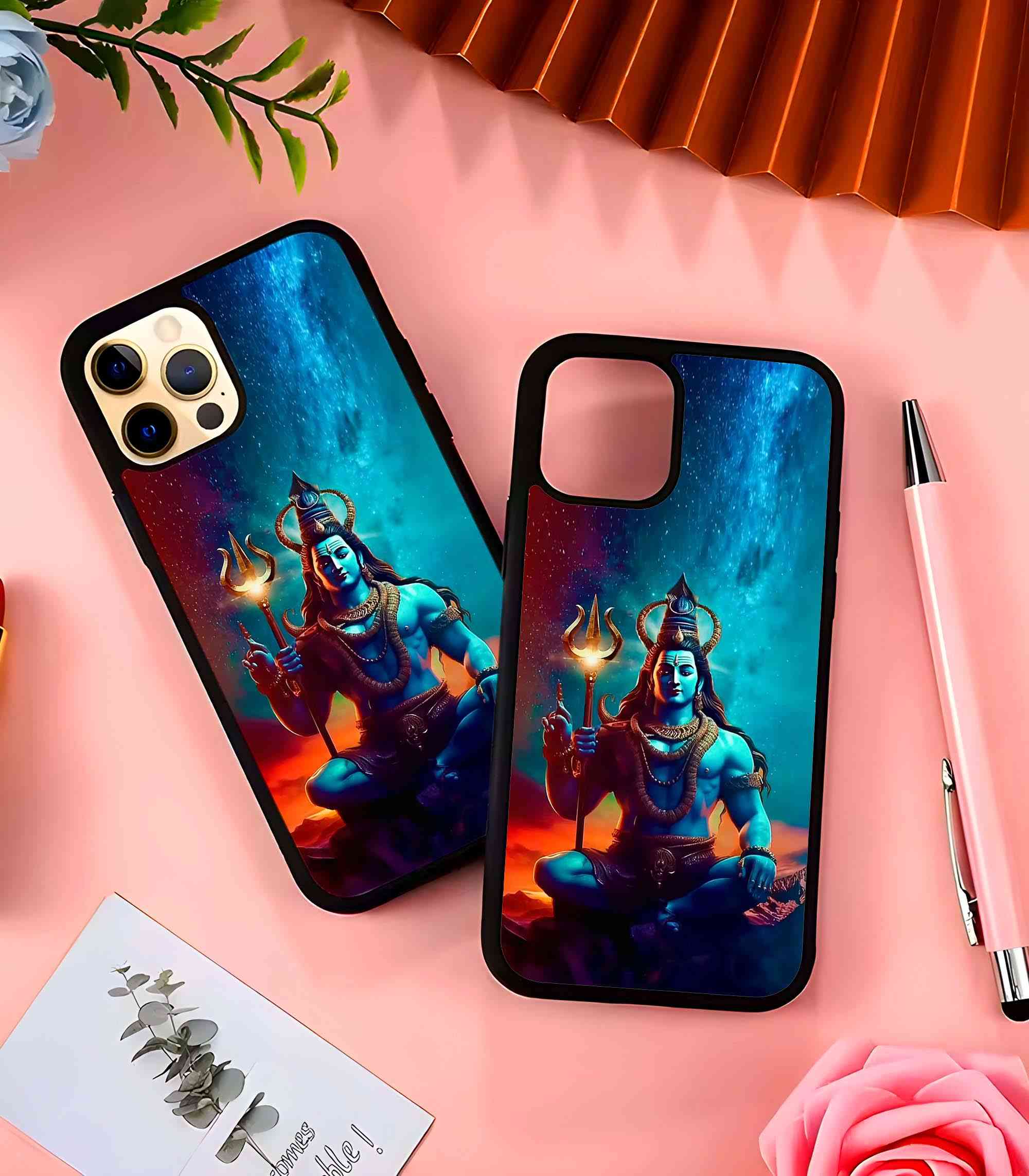 God Shiva 2D Rubber Mobile Back Cover