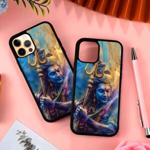 God Shiva Holi Play 2D Rubber Mobile Back Cover