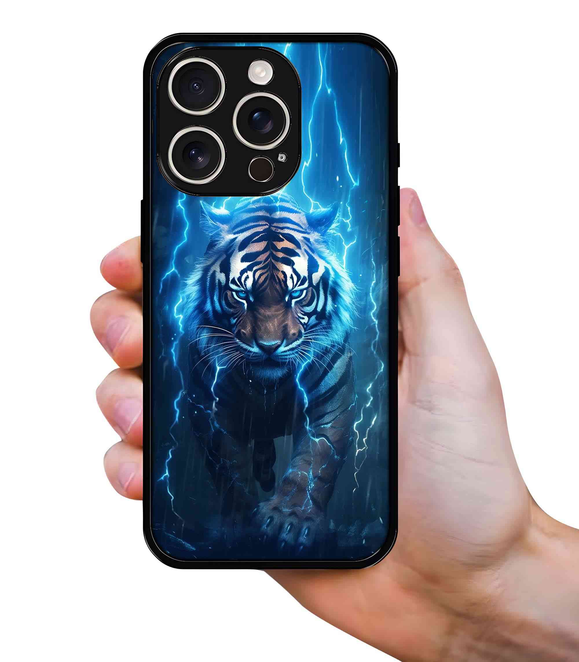 Electro Tiger 2D Rubber Mobile Back Cover Electro Tiger 2D Rubber Mobile Back Cover