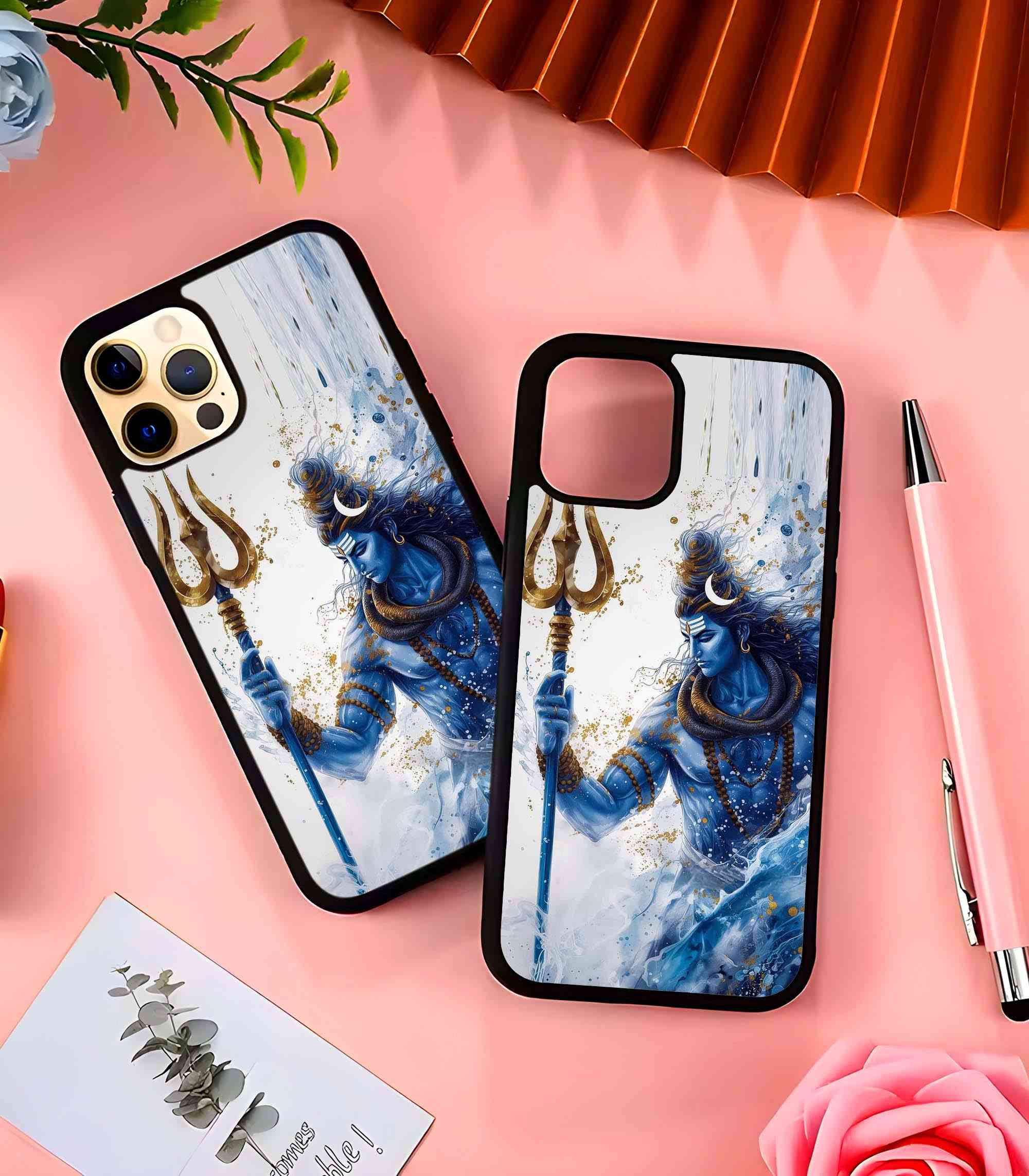 God Shiva with Trident 2D Rubber Mobile Back Cover God Shiva with Trident 2D Rubber Mobile Back Cover