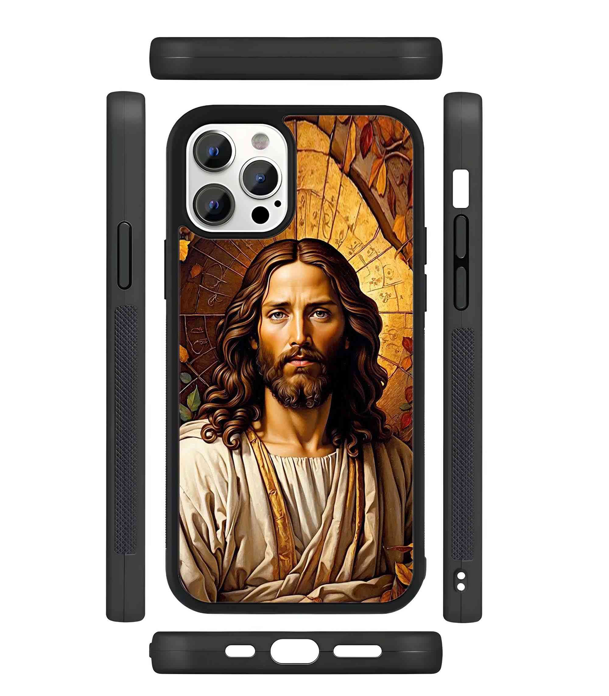 Jesus 2D Rubber Mobile Back Cover #2 Jesus 2D Rubber Mobile Back Cover #2