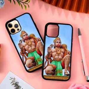 Hanuman Statue 2D Rubber Mobile Back Cover