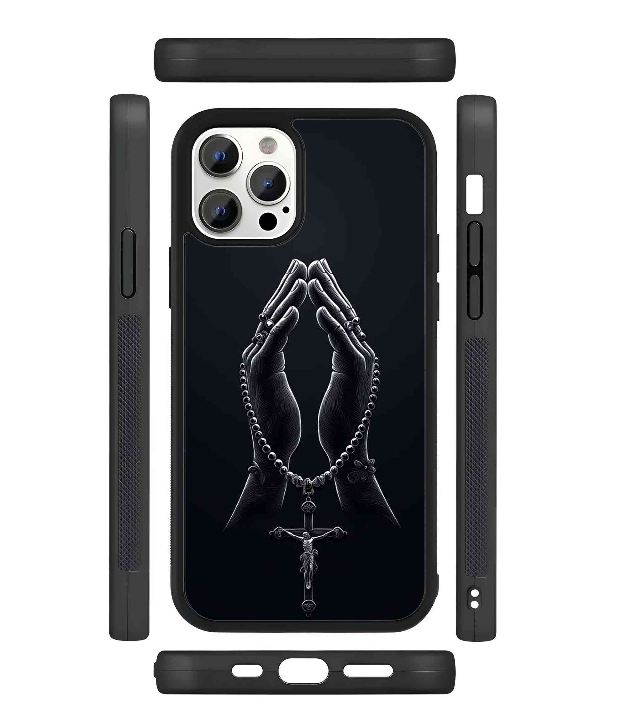 Jesus Prayer 2D Rubber Mobile Back Cover