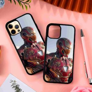 Iron Man Retro Armor 2D Rubber Mobile Back Cover