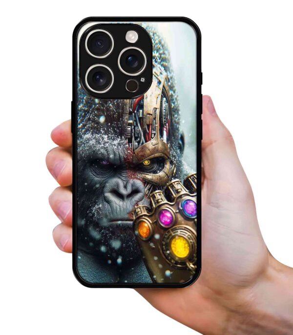 Kong with Infinity Gauntlet 2D Rubber Mobile Back Cover