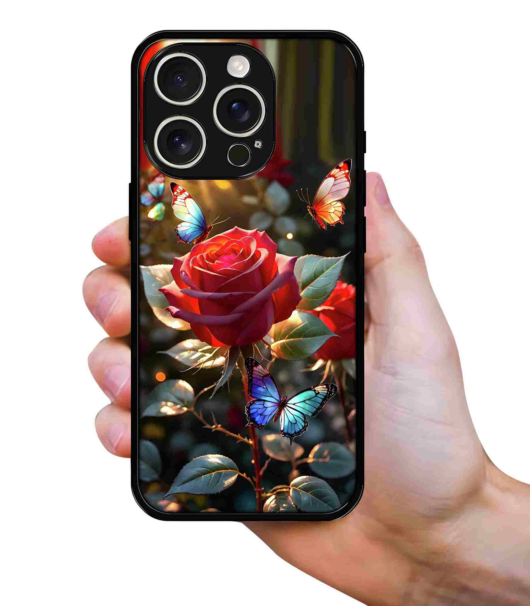 Rose Flower 2D Rubber Mobile Back Cover Rose Flower 2D Rubber Mobile Back Cover
