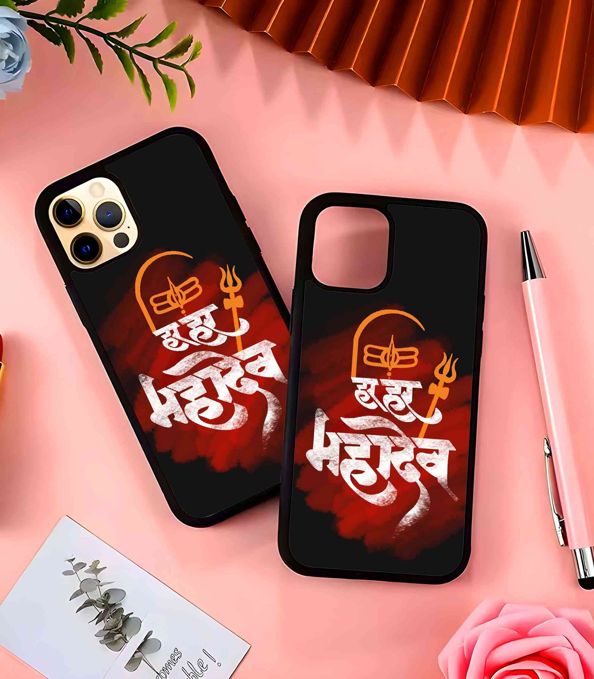 Har Har Mahadev 2D Rubber Mobile Back Cover