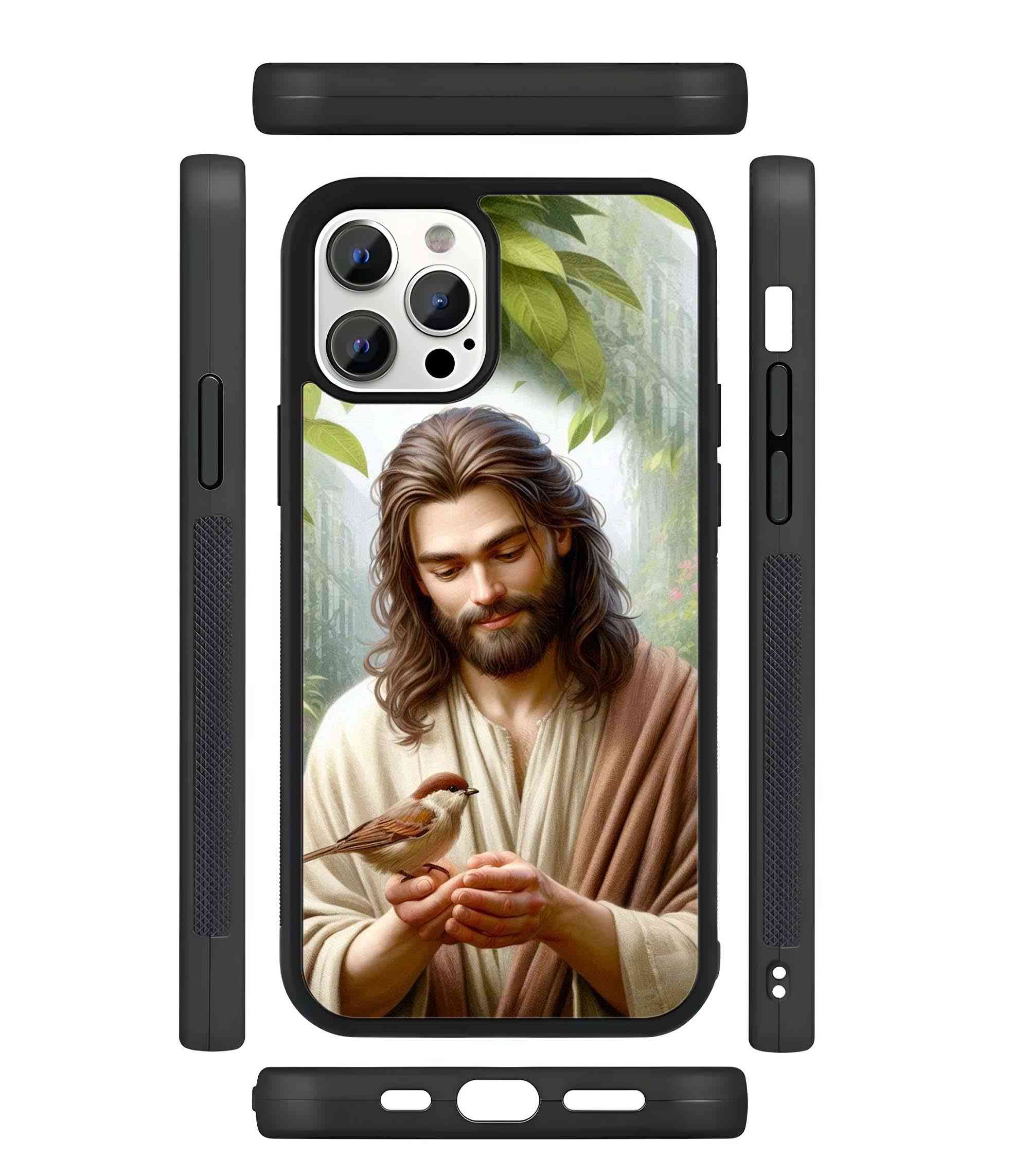 Jesus 2D Rubber Mobile Back Cover #3 Jesus 2D Rubber Mobile Back Cover #3