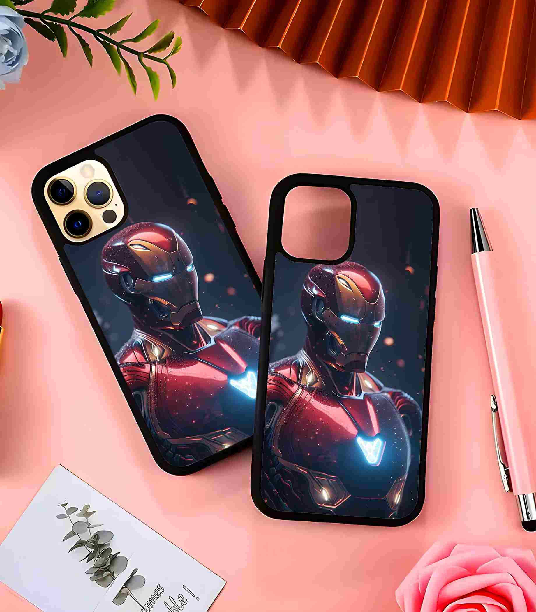 Iron Man 2D Rubber Mobile Back Cover