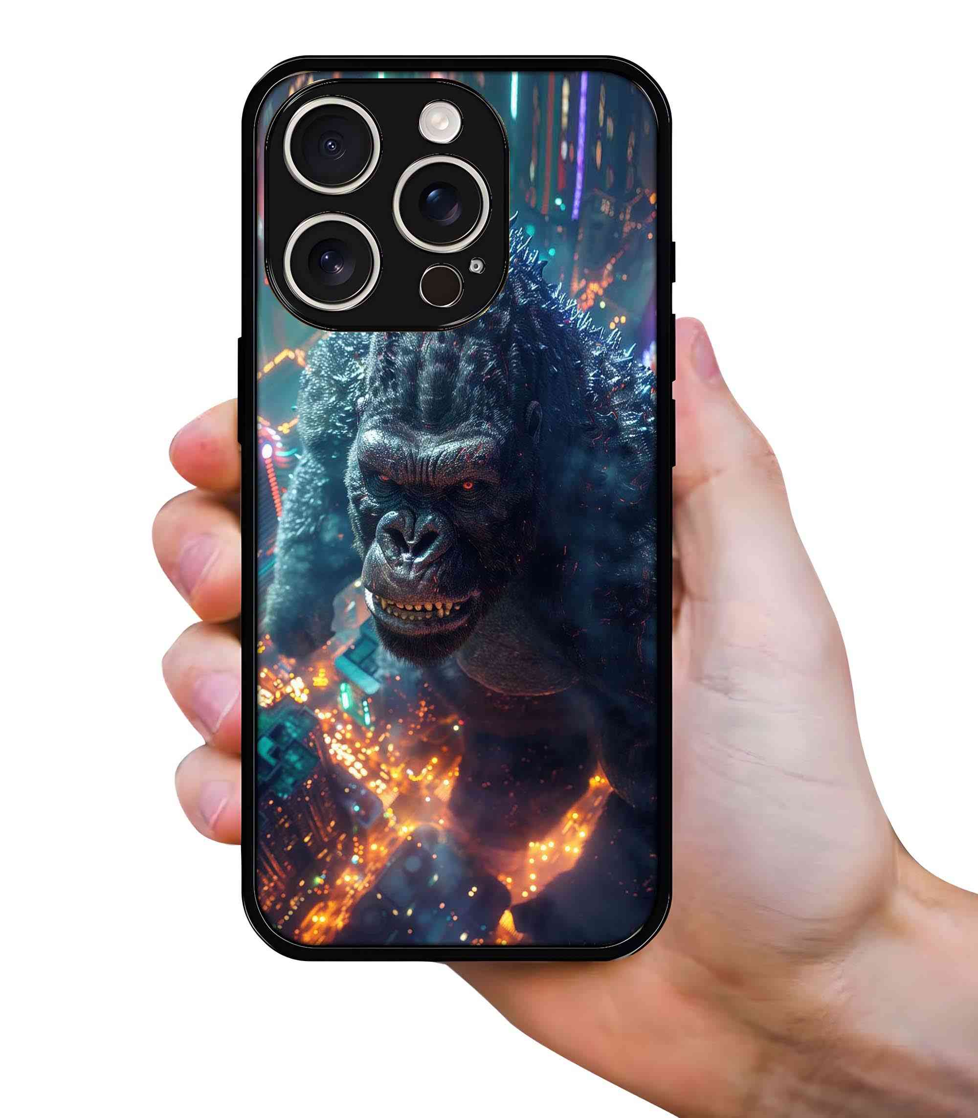 Kong 2D Rubber Mobile Back Cover
