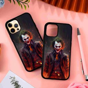 Joker Evil Smile 2D Rubber Mobile Back Cover
