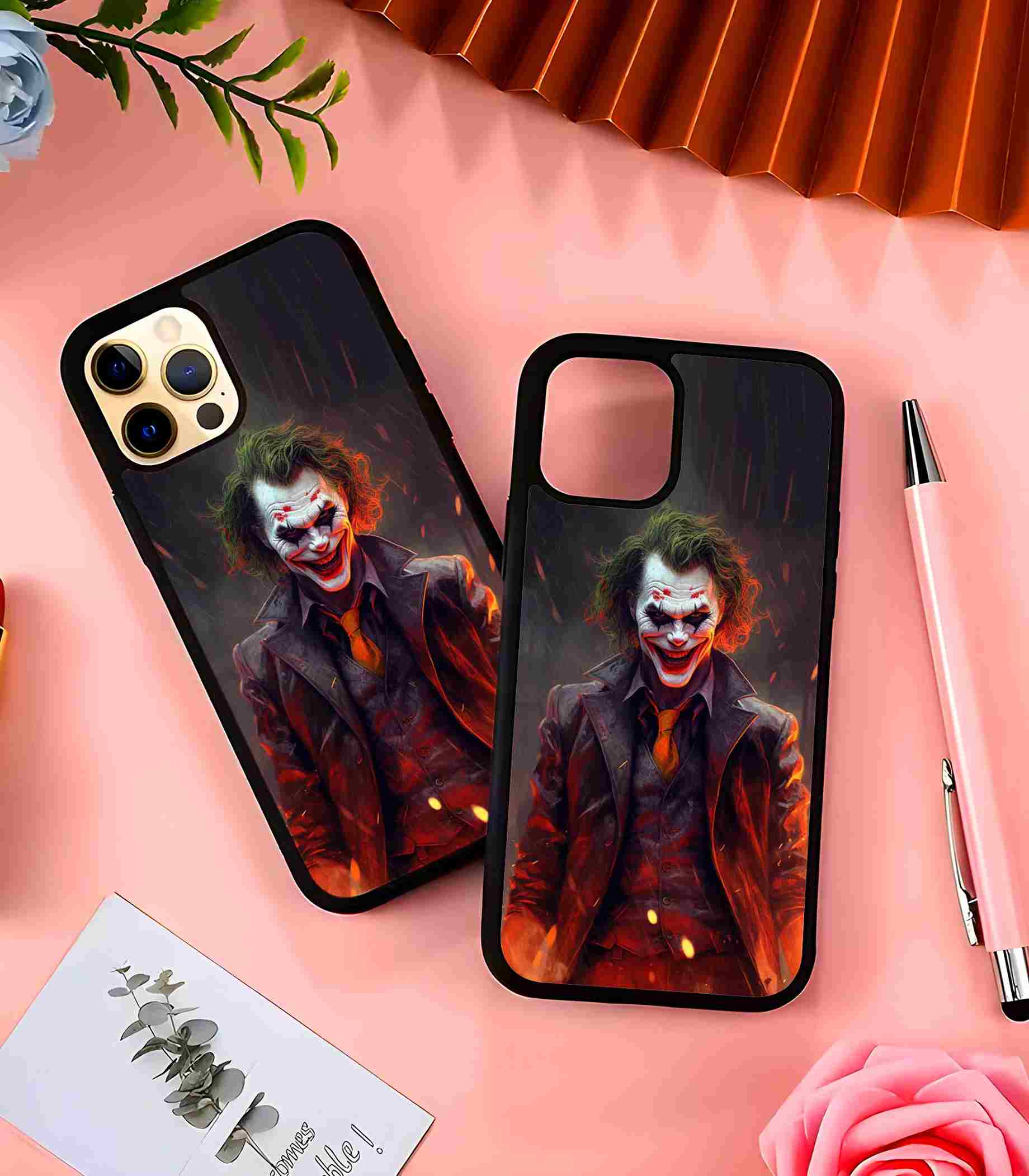 Joker Evil Smile 2D Rubber Mobile Back Cover Joker Evil Smile 2D Rubber Mobile Back Cover