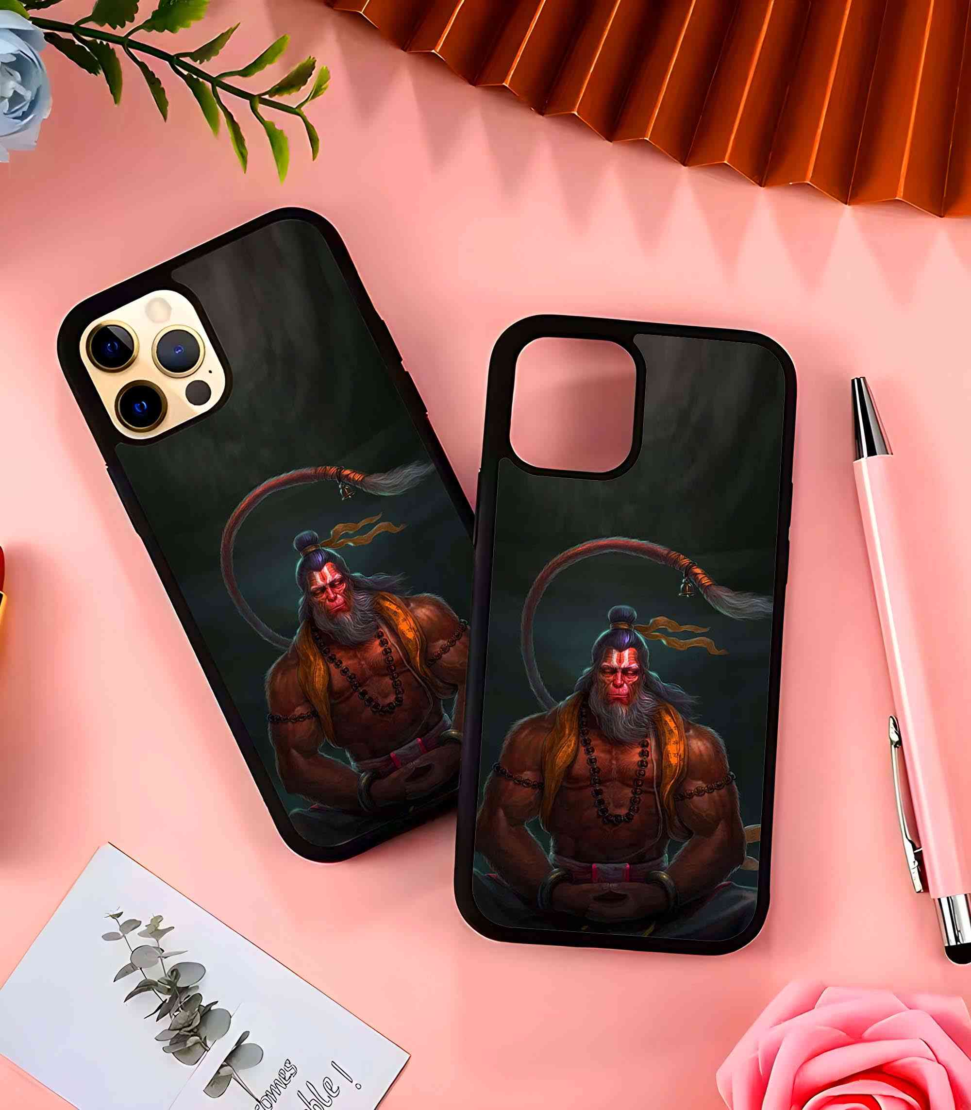 Hunuman 2D Rubber Mobile Back Cover #2