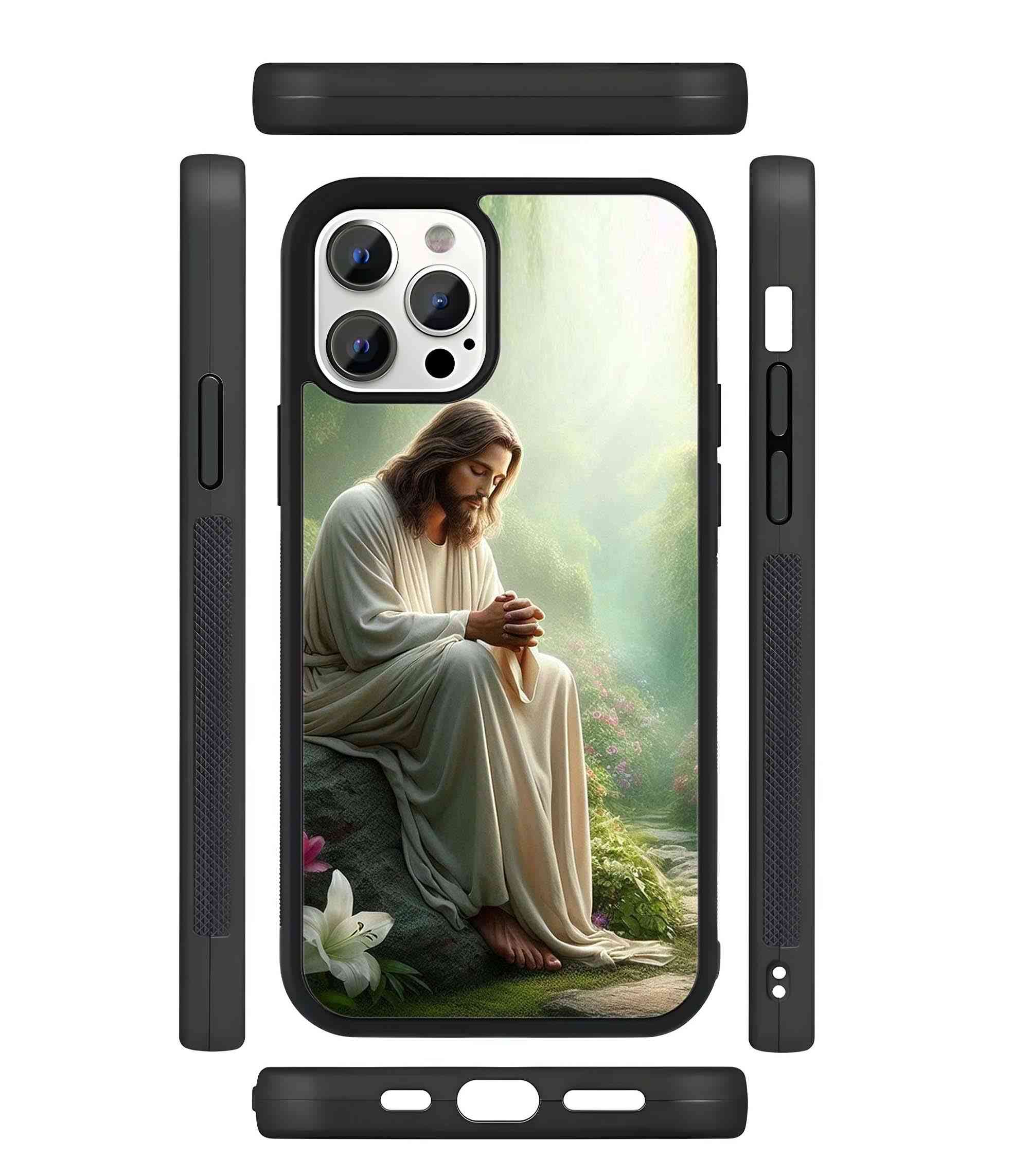 Jesus 2D Rubber Mobile Back Cover #4