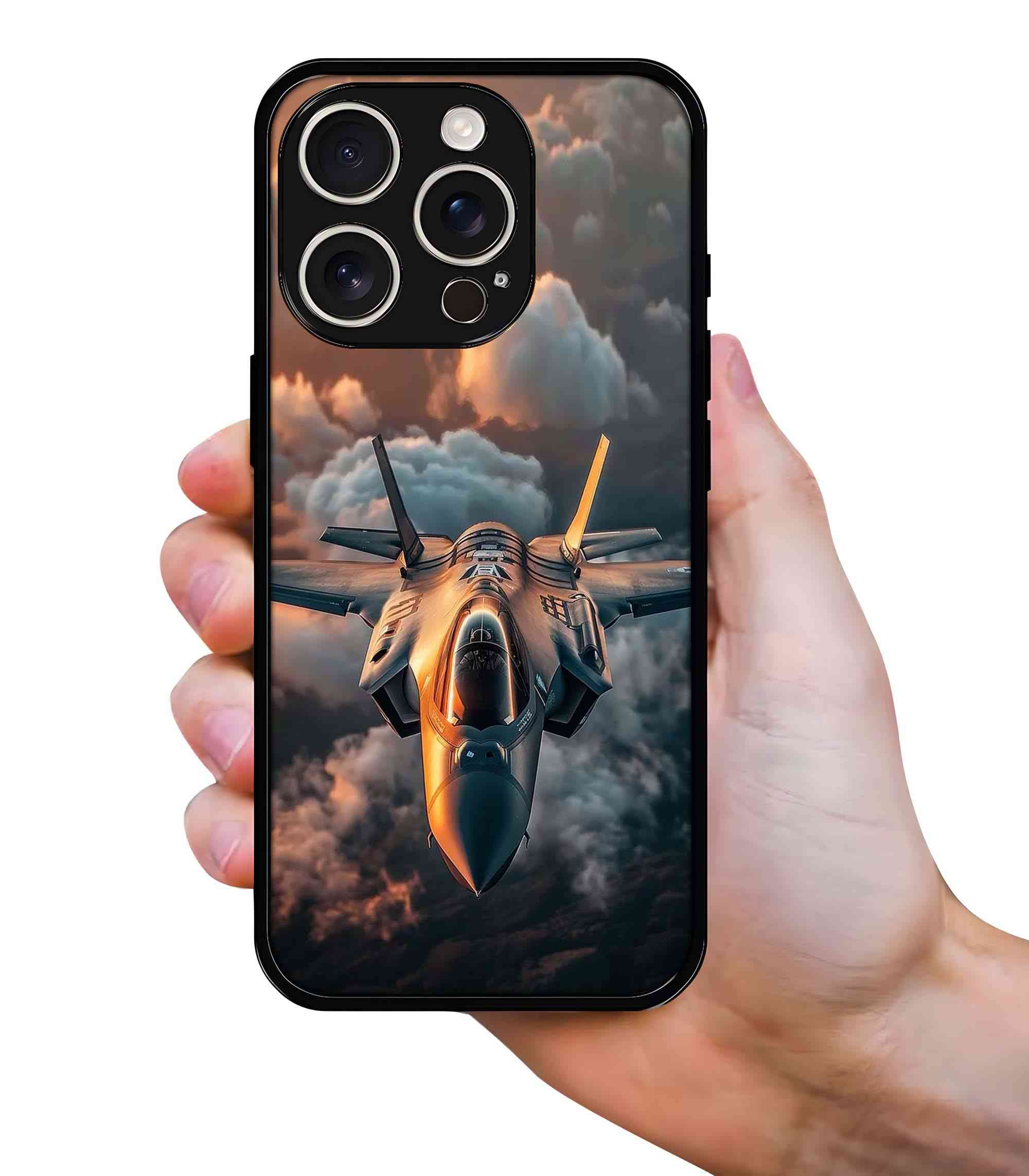 Fighter Jet F-35 2D Rubber Mobile Back Cover