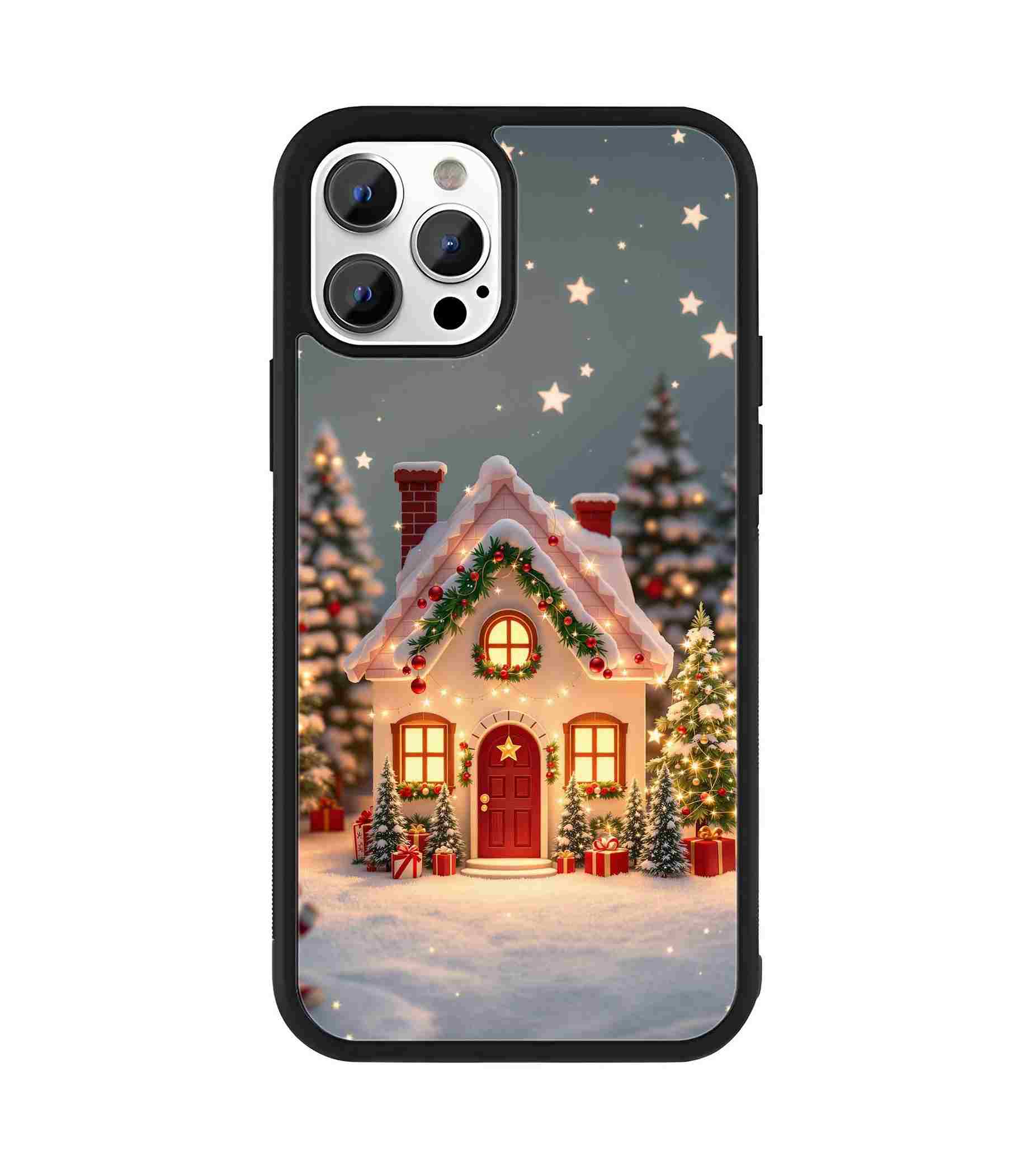 Cute Christmas 2D Rubber Mobile Back Cover #1